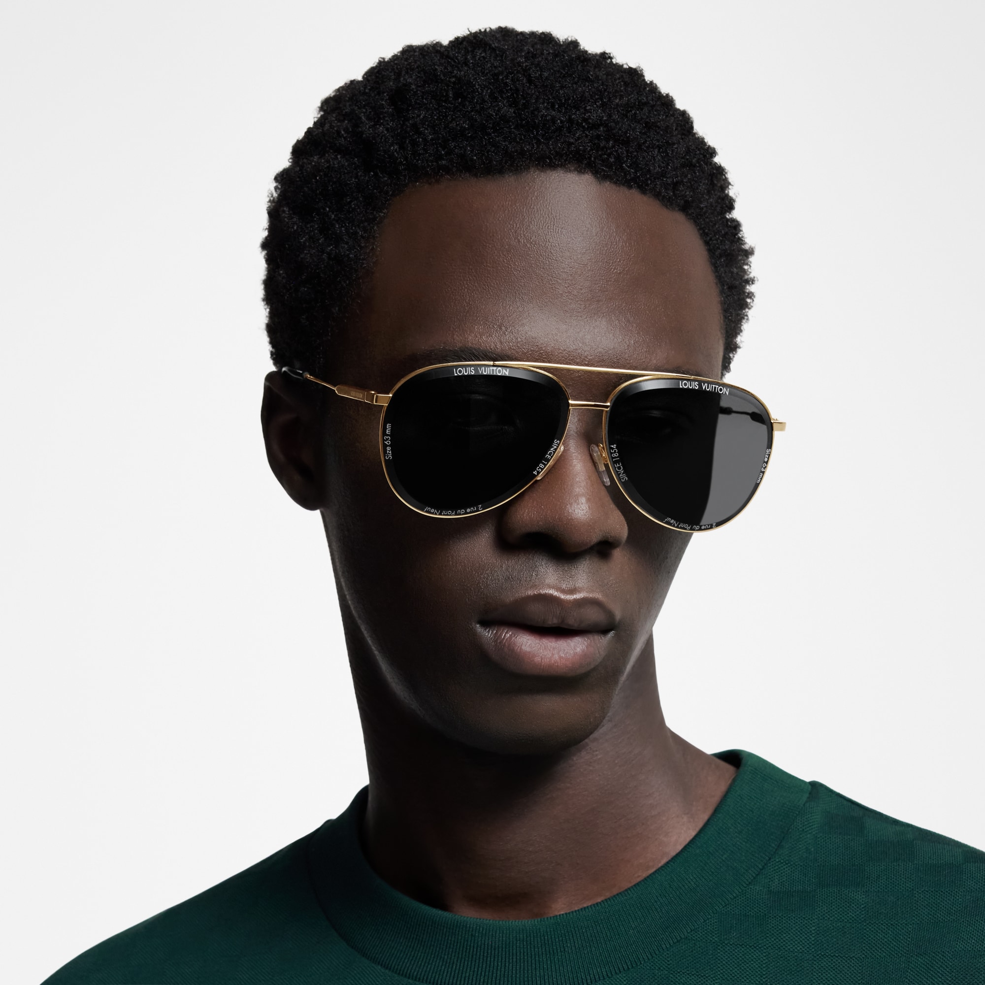 S00 Accessories Sunglasses LV Super Vision Metal Pilot Sunglasses | Louis Vuitton ® (Product zoom)