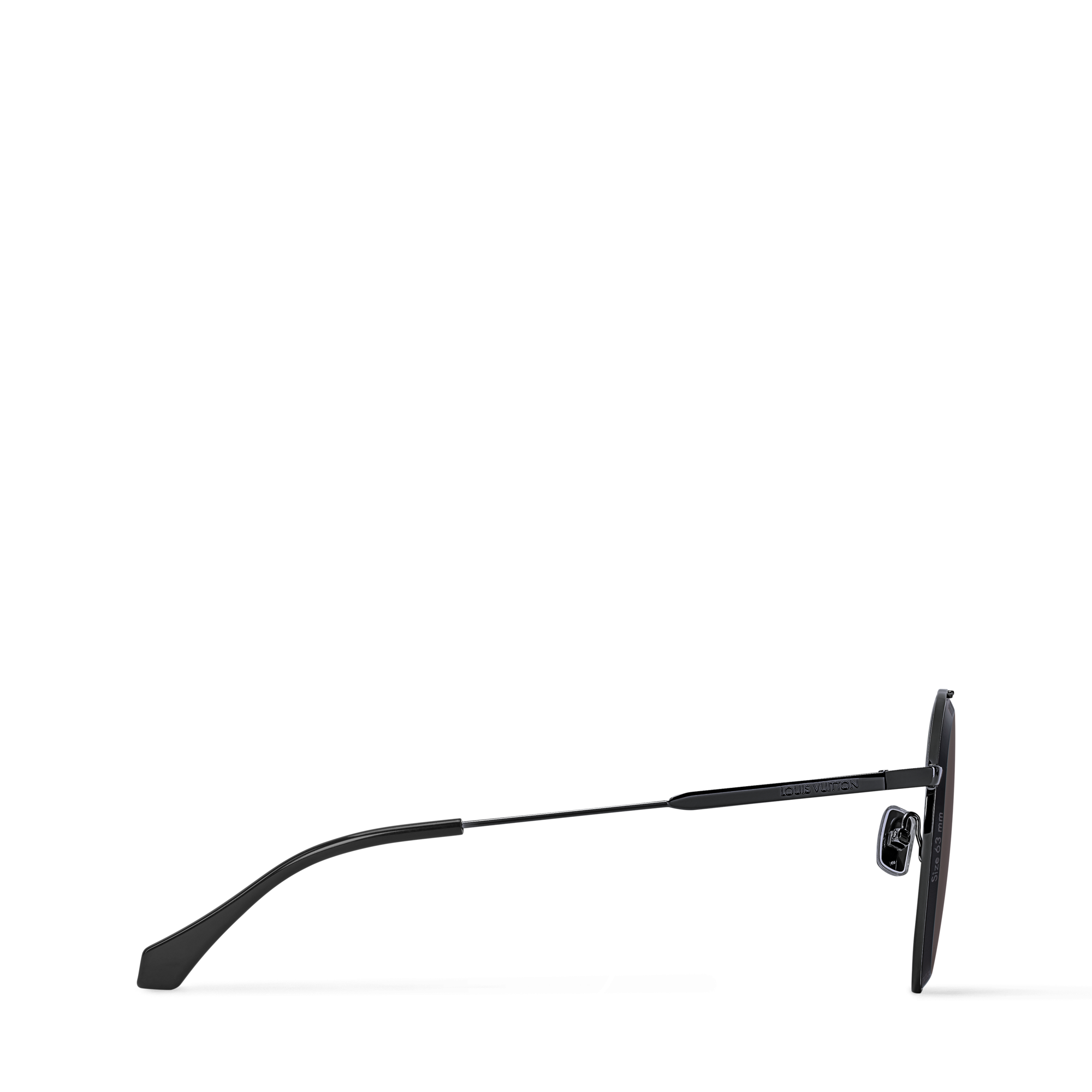 Louis Vuitton LV Supervision Pilot Sunglasses Black Eyewear LV Super Vision Light Pilot Sunglasses S00 - Men  main image 3