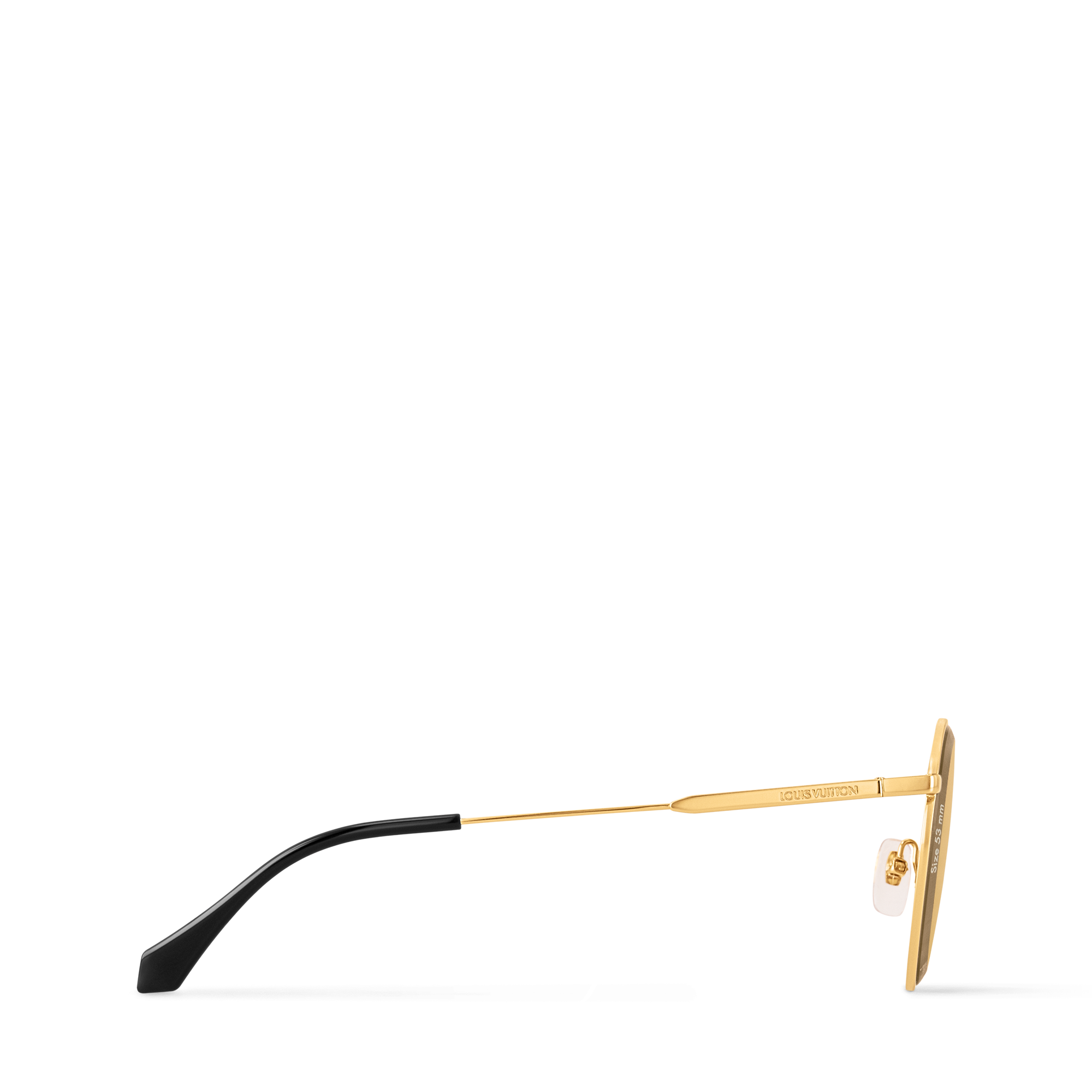 LV Super Vision Metal Round Sunglasses