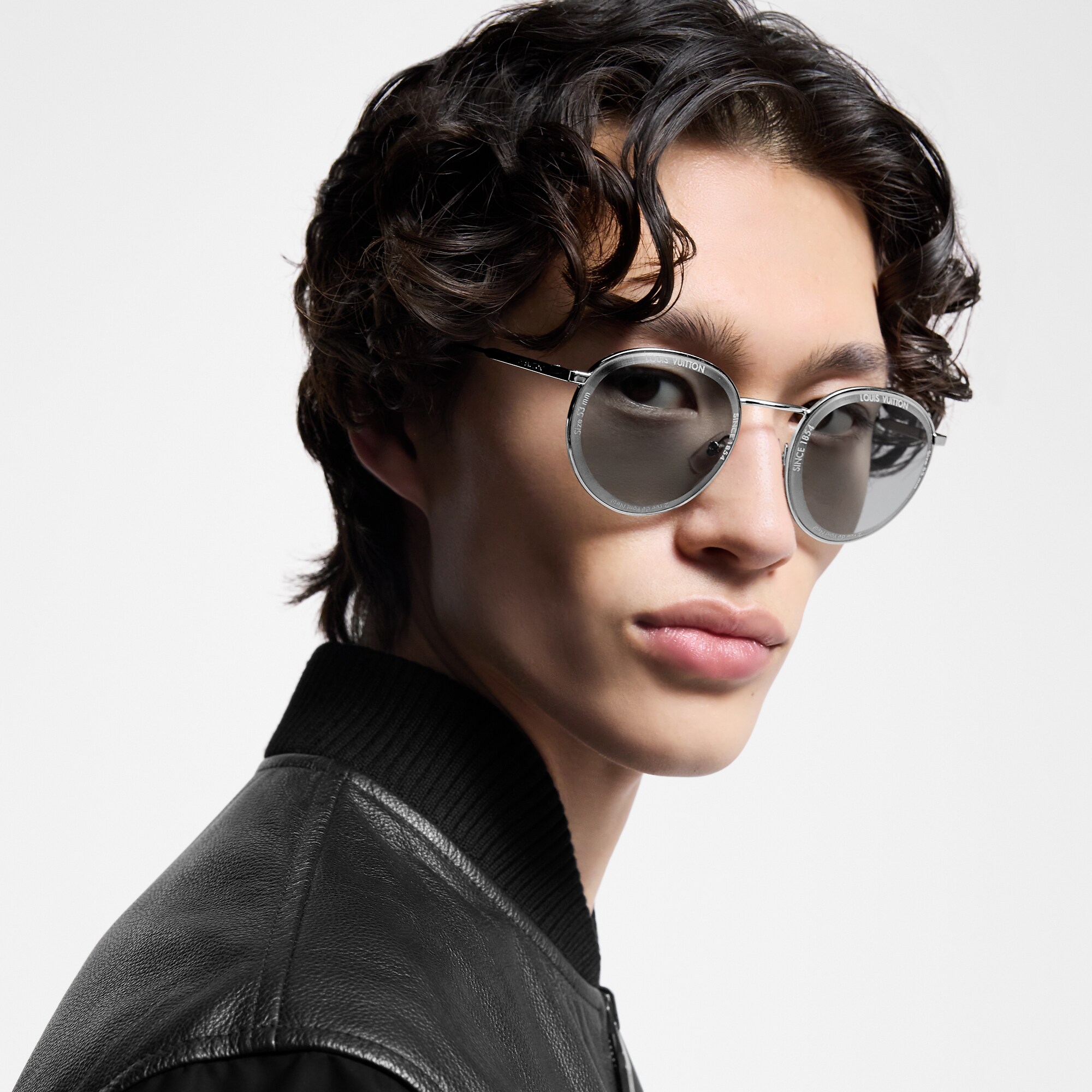 LV Super Vision Metal Round Sunglasses