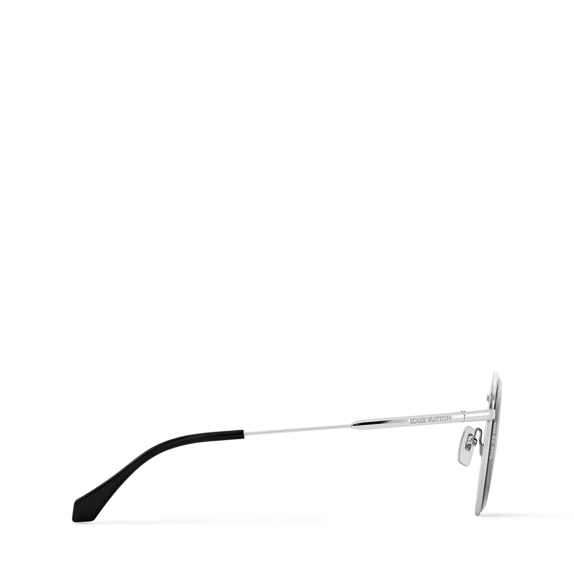 LV Super Vision Metal Round Sunglasses