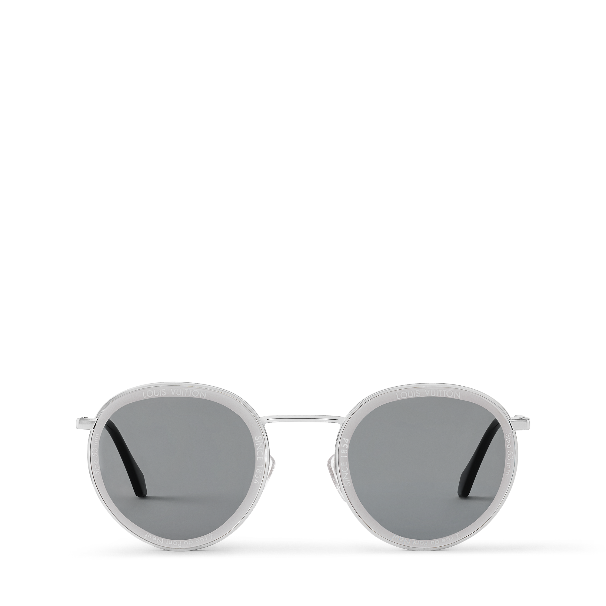 LV Super Vision Metal Round Sunglasses