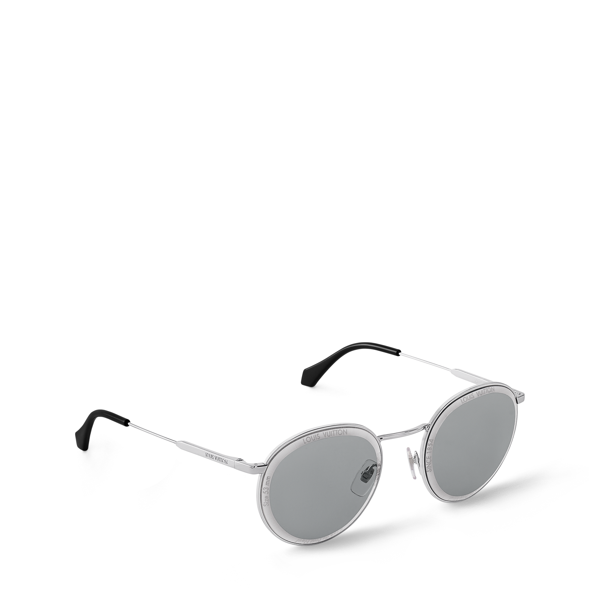 LV Super Vision Metal Round Sunglasses