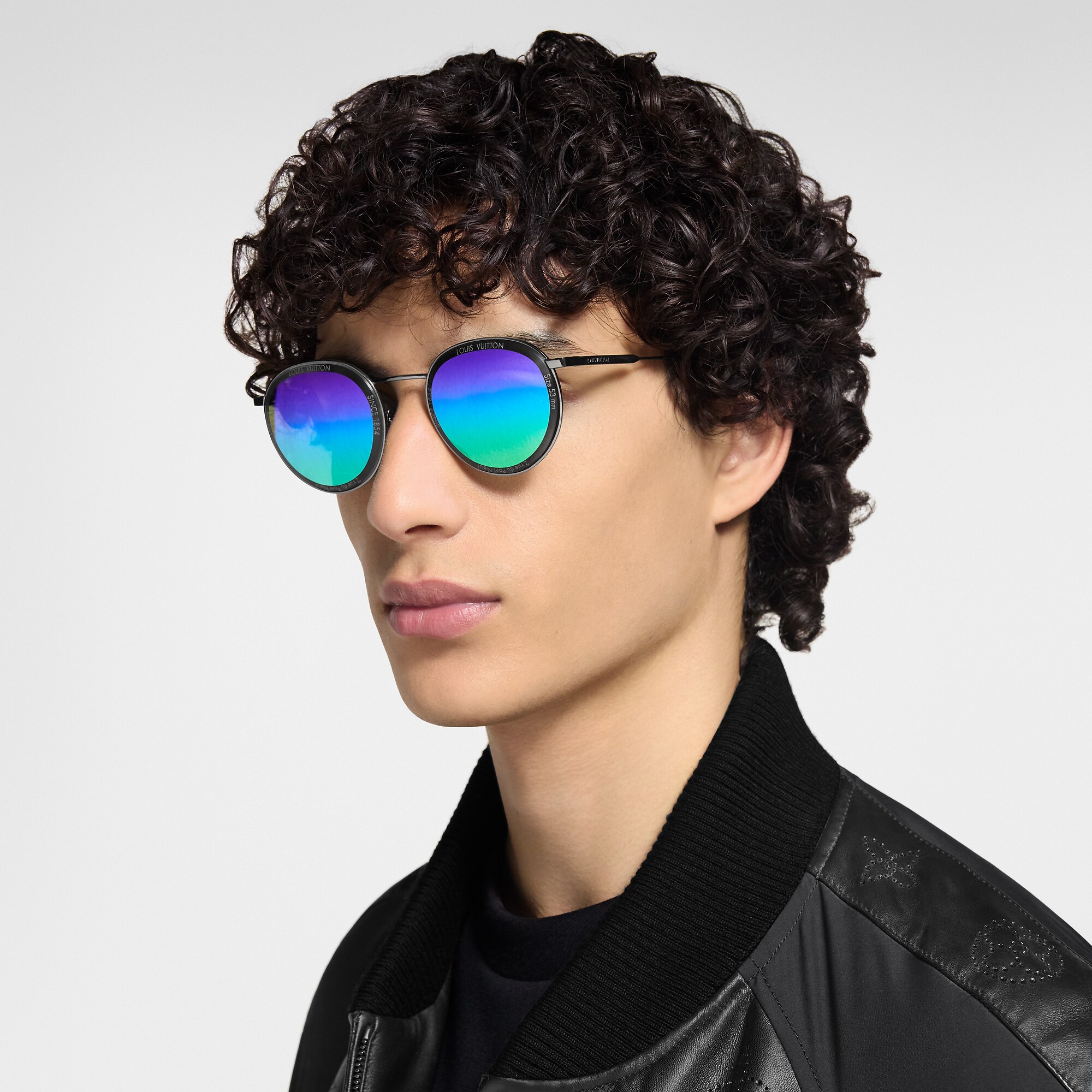 LV Super Vision Metal Round Sunglasses