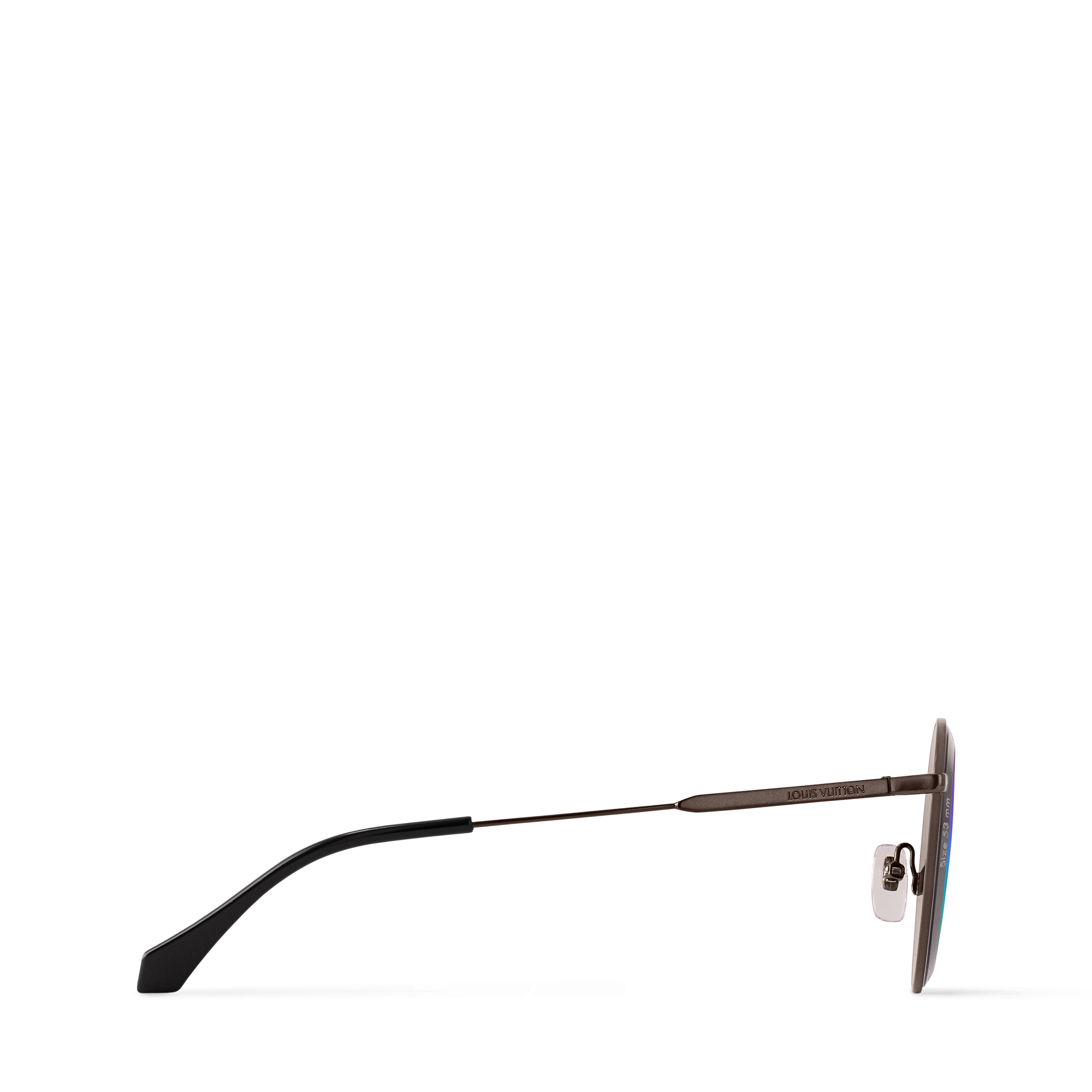 LV Super Vision Metal Round Sunglasses