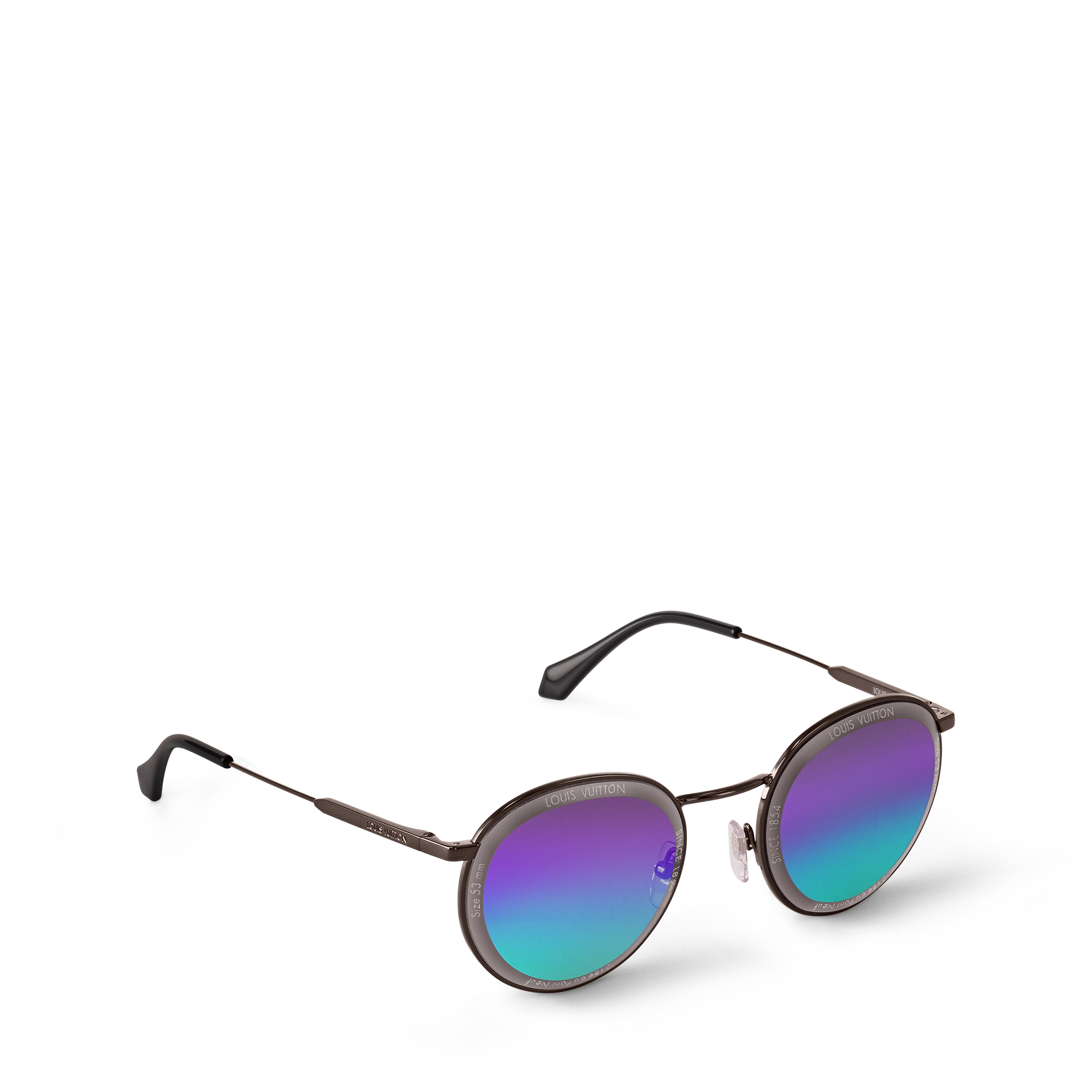 LV Super Vision Metal Round Sunglasses