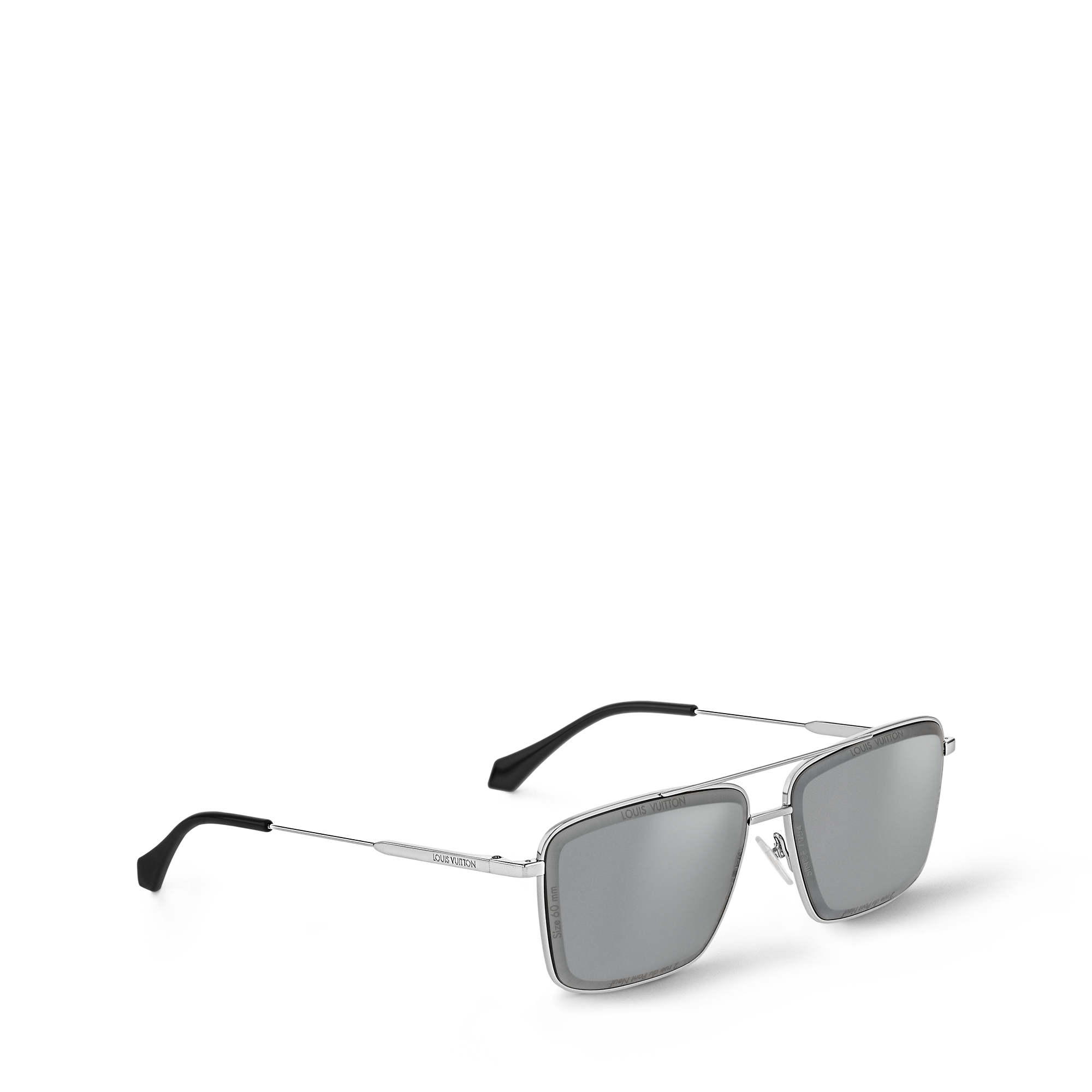 LV Super Vision Metal Square Sunglasses