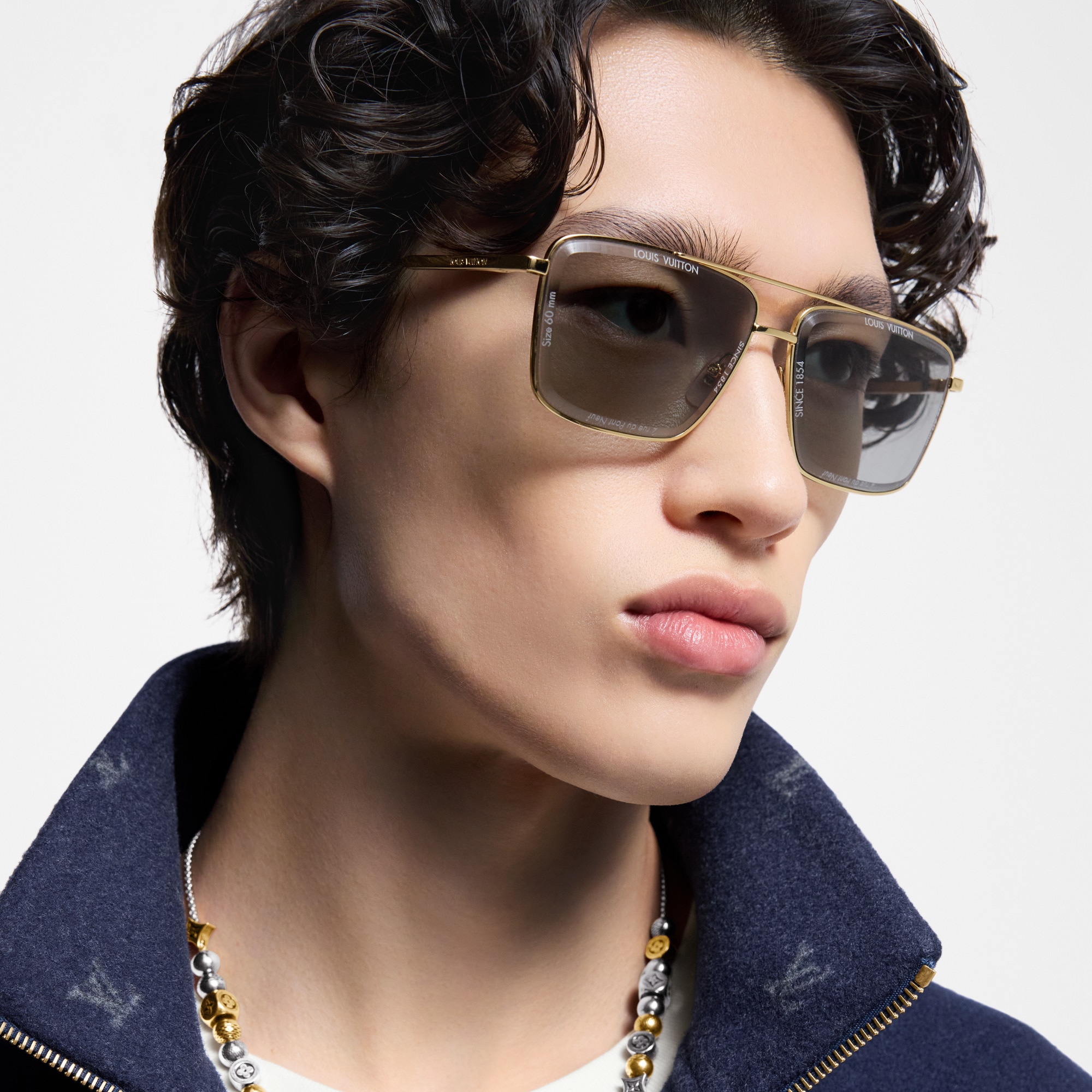 S00 Accessories Sunglasses LV Super Vision Metal Square Sunglasses | Louis Vuitton ® (Product zoom)