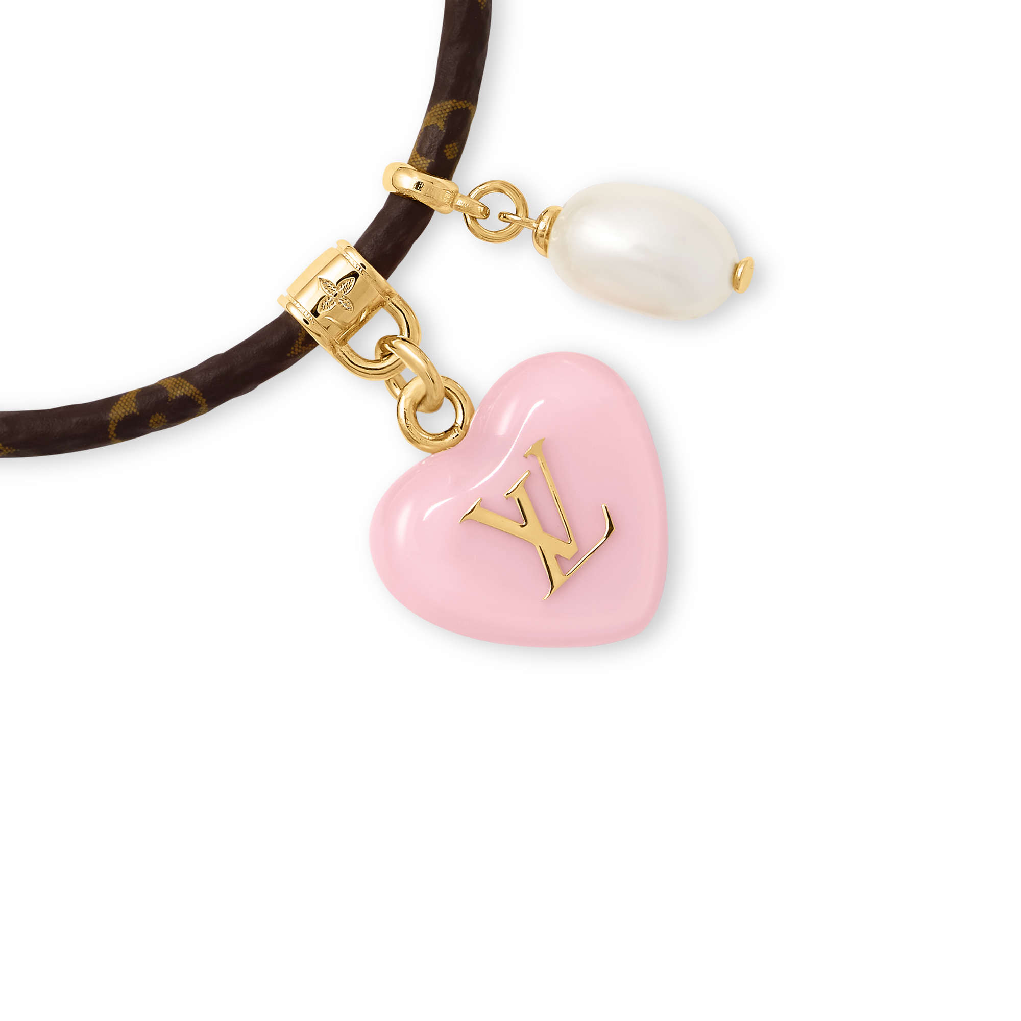 LOUIS VUITTON スウィートモノグラム ハートモチーフ ブレスレット LV 