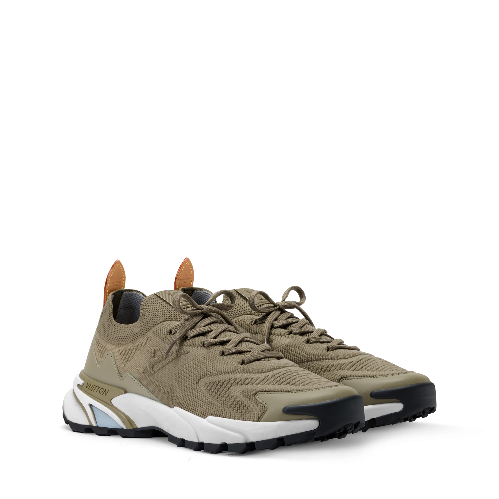 Louis Vuitton LV Tatic Knit Sneaker Khaki. Size 07.0