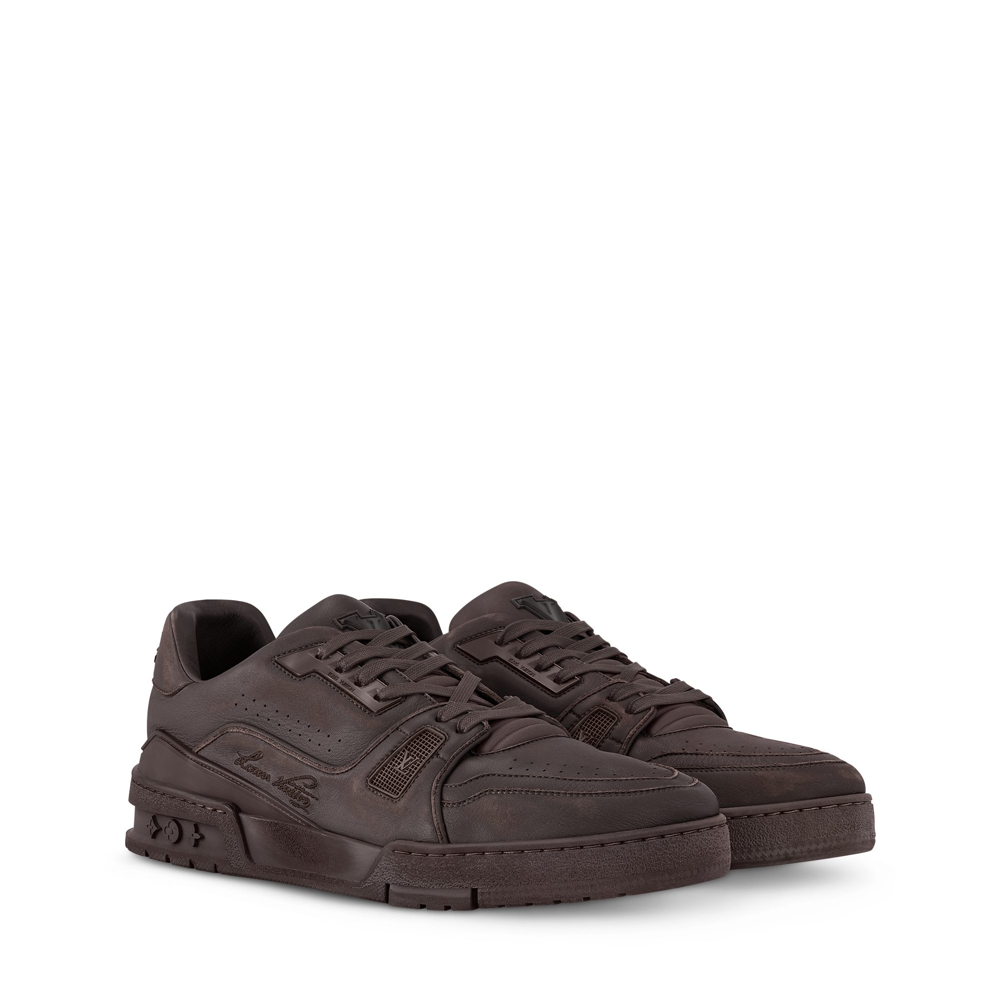 LV Trainer Distressed Sneaker