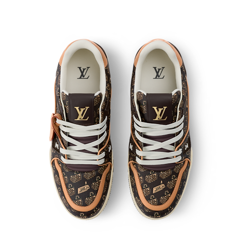 LV Trainer Sneaker Interior View