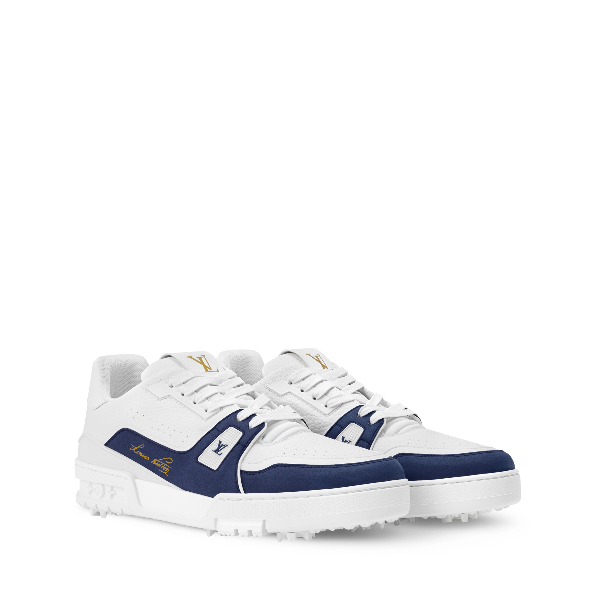 Louis Vuitton Navy and Cream Men\'s Athletic Sneakers LV Runner Tatic Sneaker - Men - Shoes | LOUIS VUITTON ® main image 4
