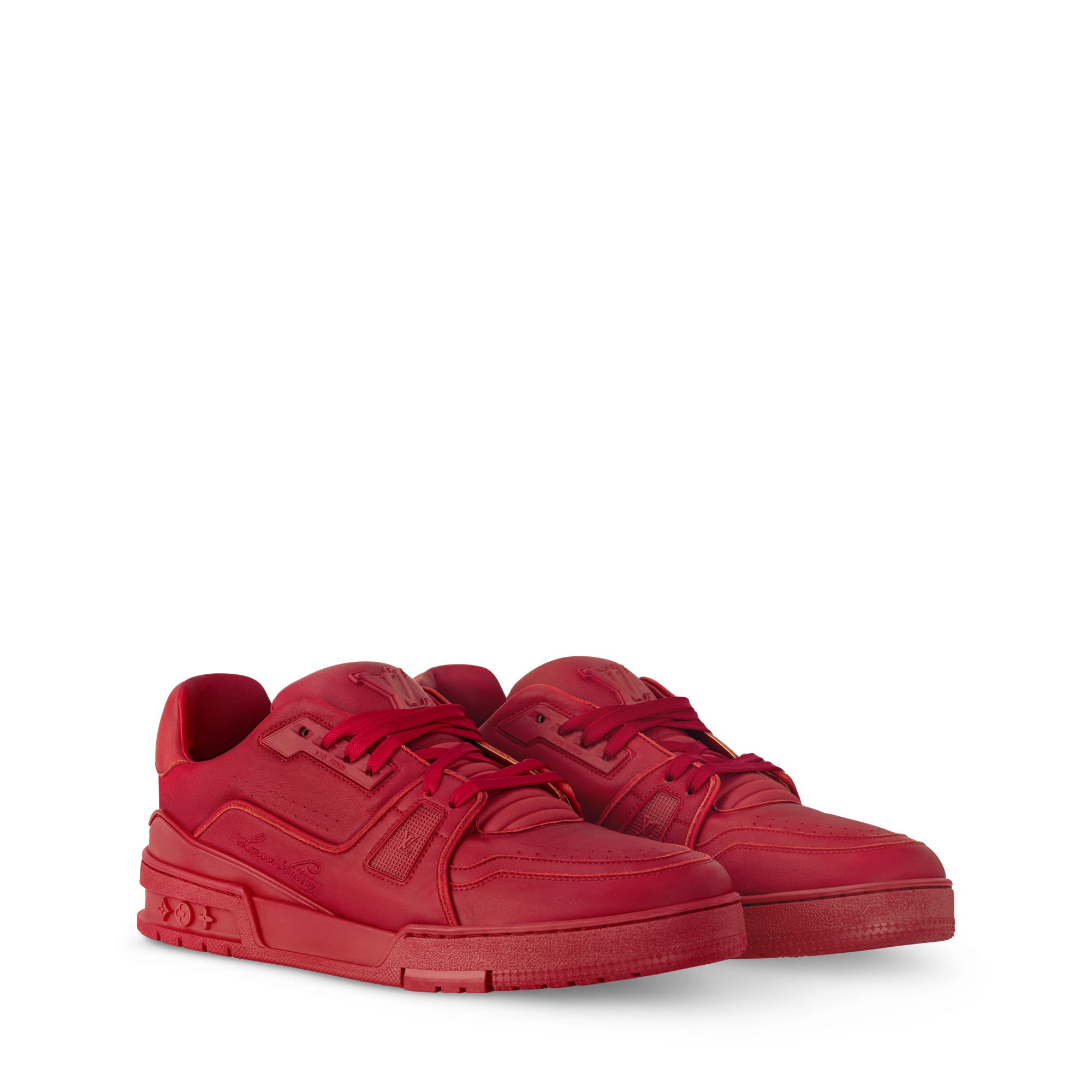  Shoes Sneakers LV Trainer Sneaker Distressed | Louis Vuitton ® (Product zoom)