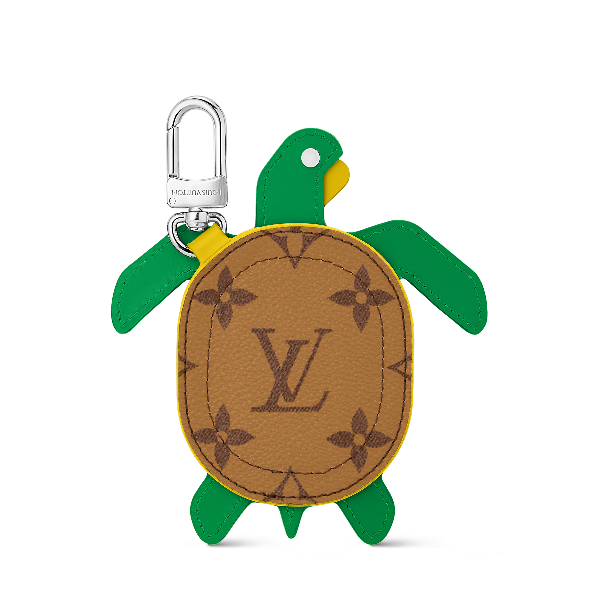 LV Turtle Pouch Bag Charm