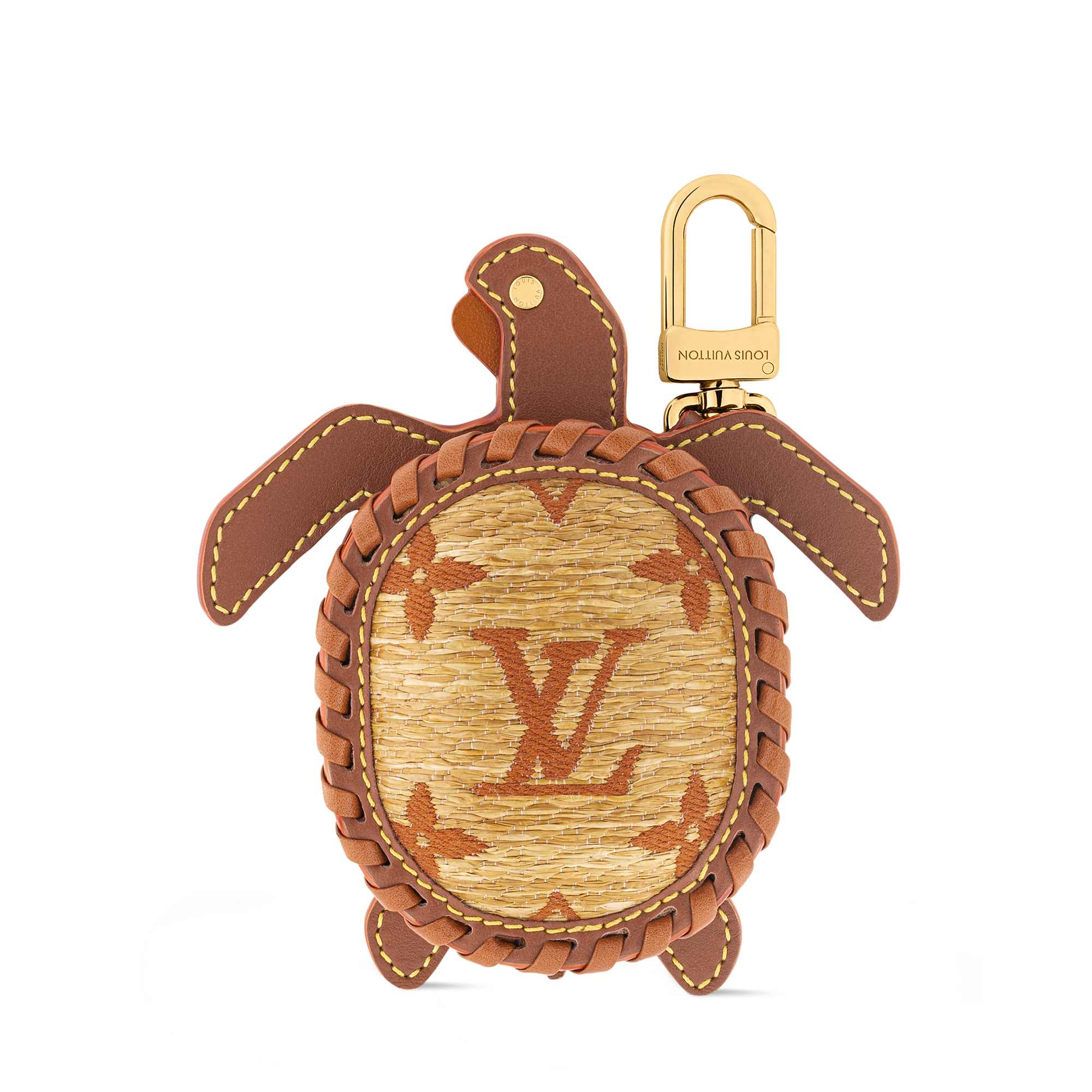 LV Turtle Pouch Bag Charm
