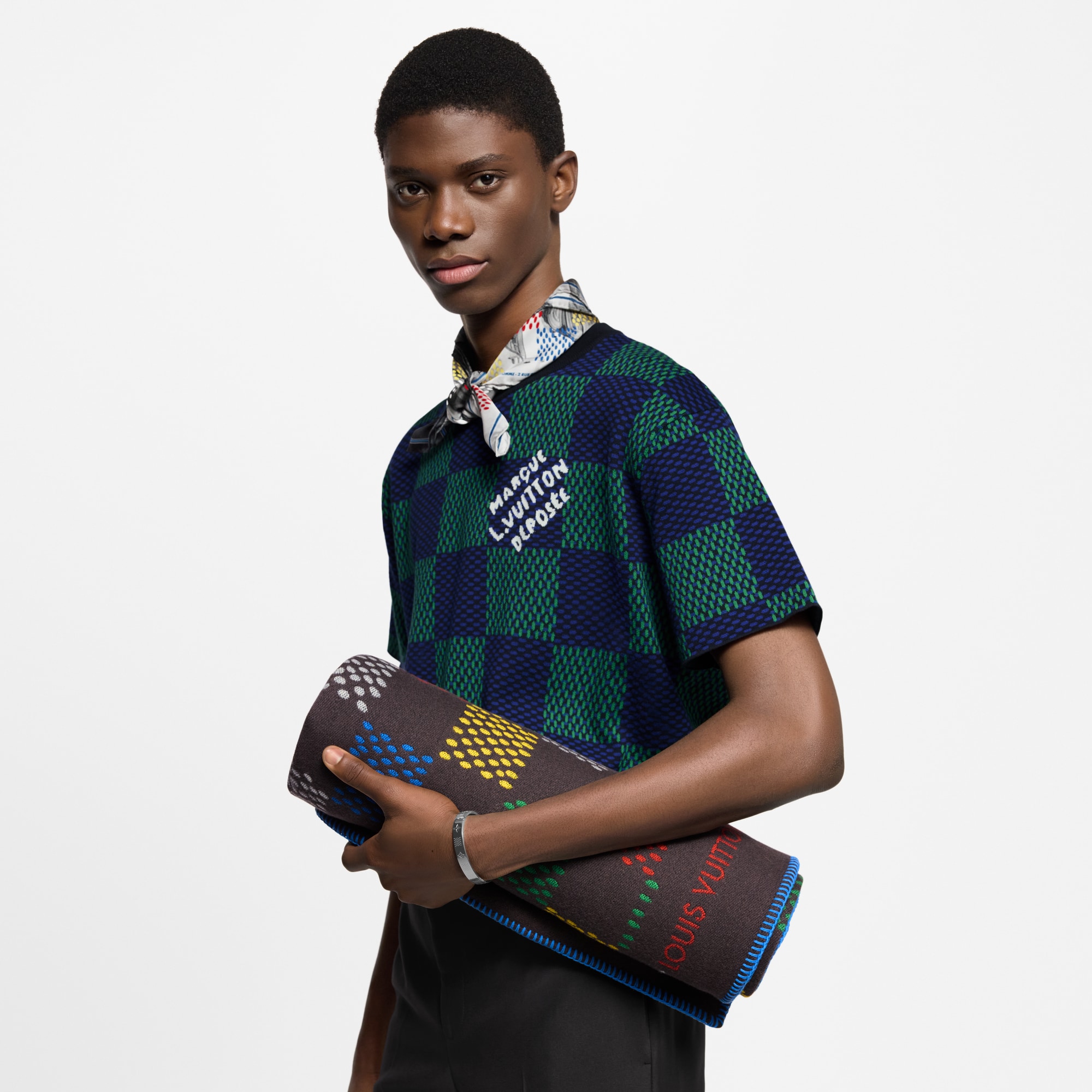 S00 Accessories Home Textile LV Vers Damier Plaid | Louis Vuitton ® (Product zoom)