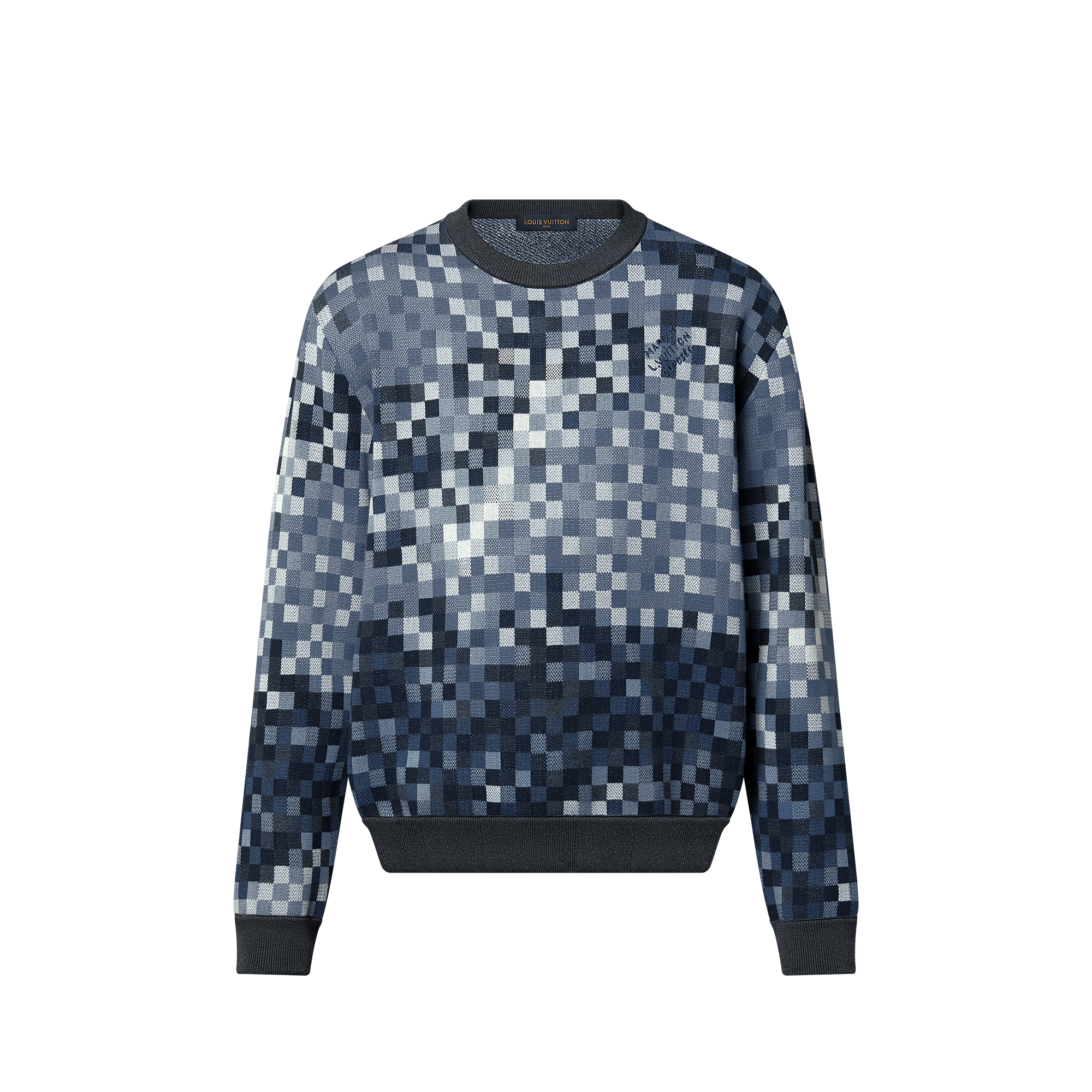 LV Vers Damoflage Jacquard Pullover