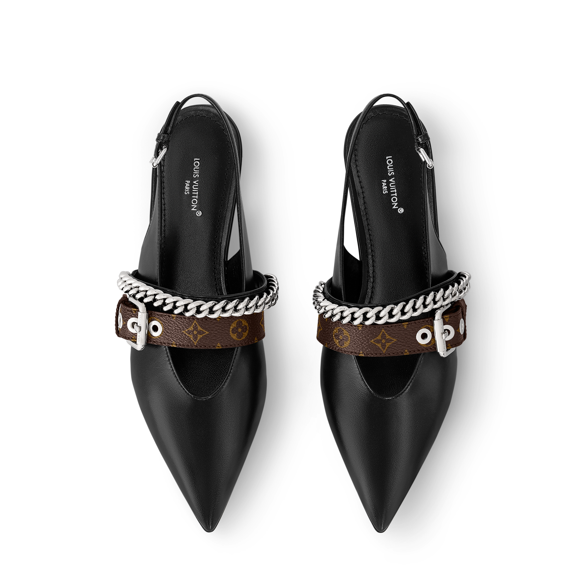LV Vibe Slingback Flat Ballerina