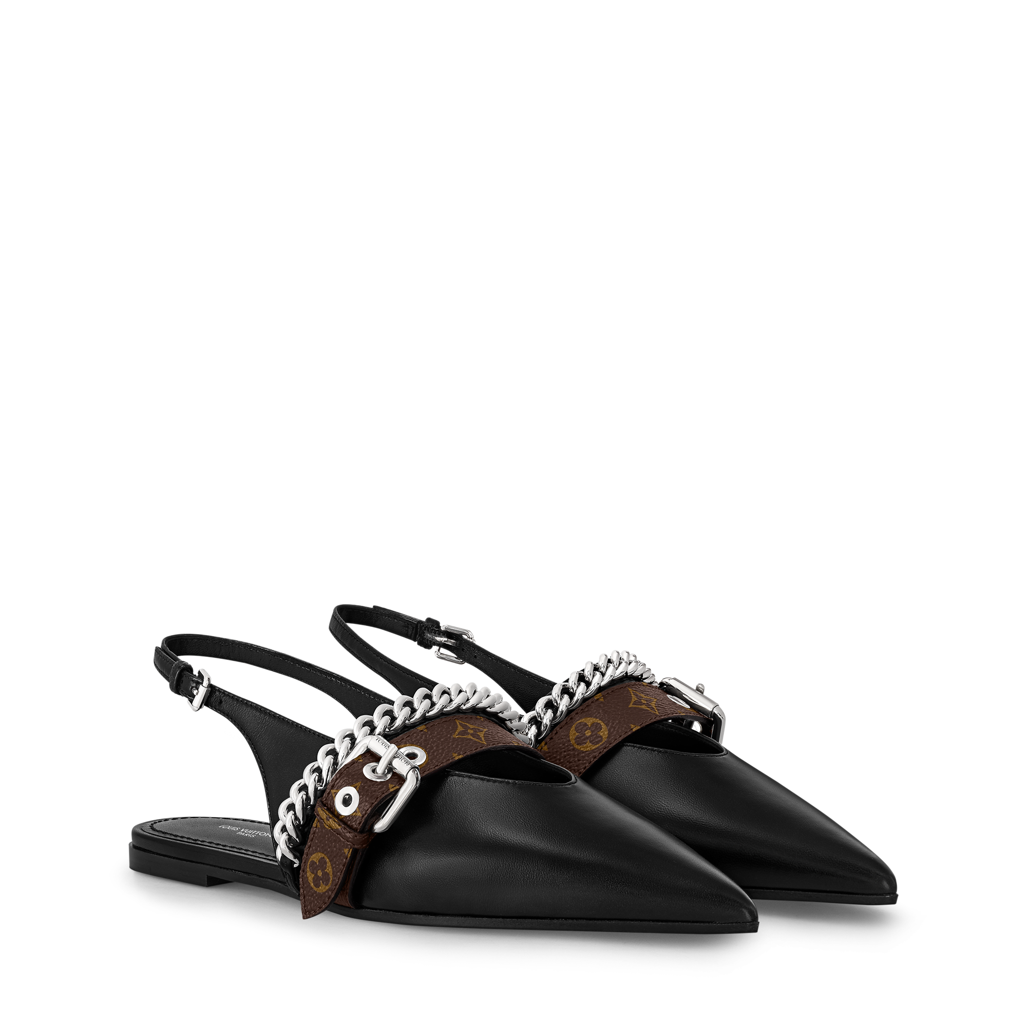 LV Vibe Slingback Flat Ballerina