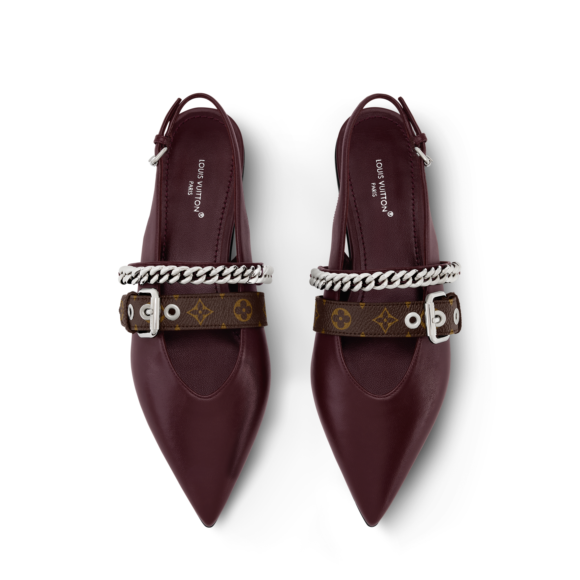 LV Vibe Slingback Flat Ballerina