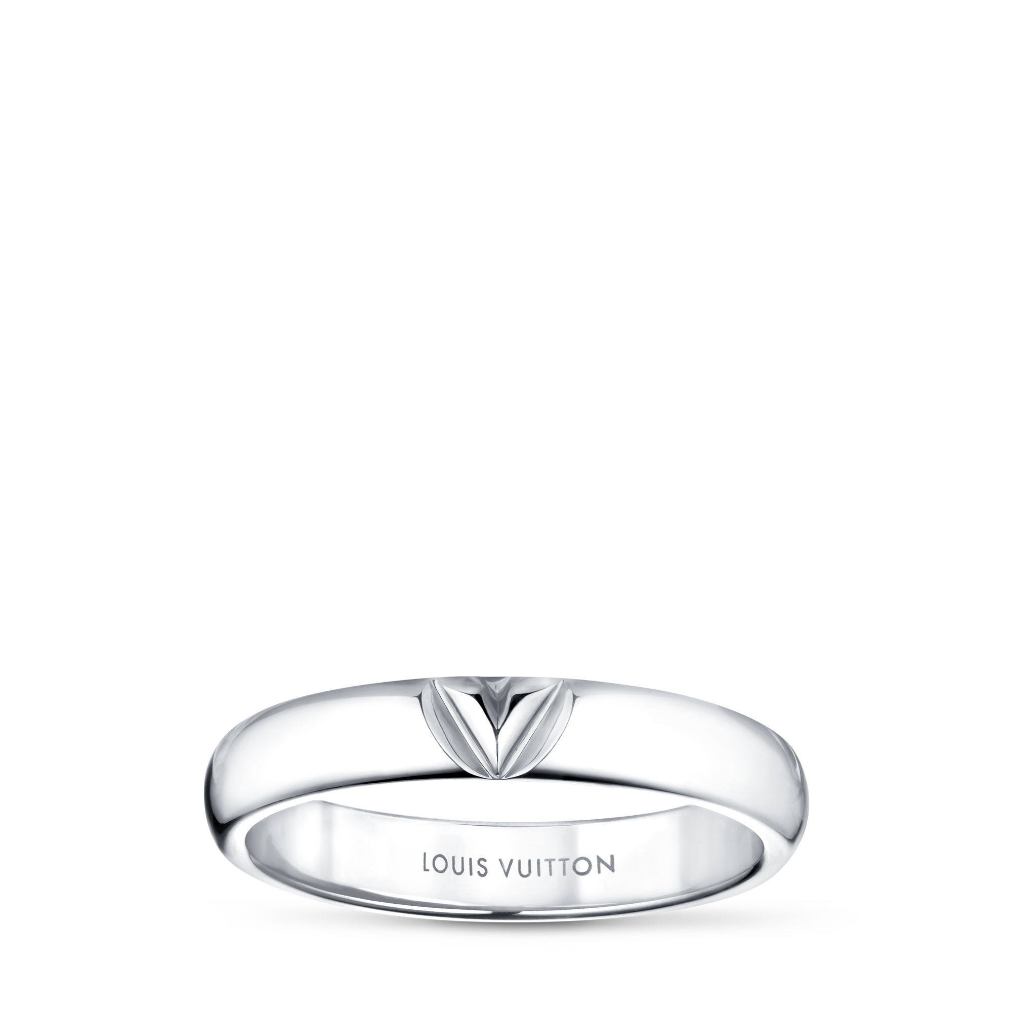  Categories All Fine Jewelry LV Volt Multi Wedding Band, White Gold | Louis Vuitton ® (Product zoom)