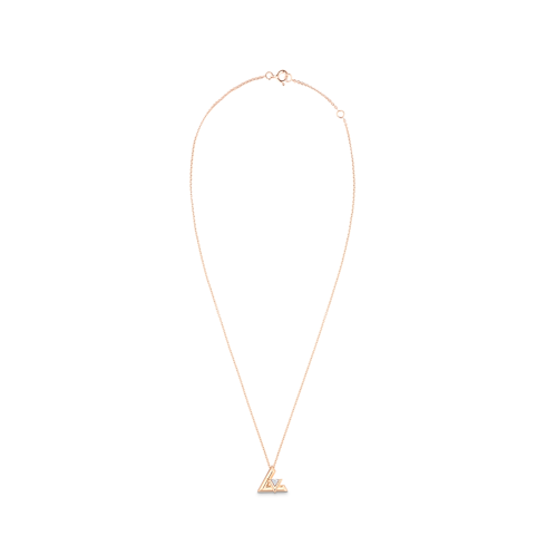 Categories All Fine Jewelry LV Volt One Small Pendant, Pink Gold And Diamond | Louis Vuitton ® (Product zoom)
