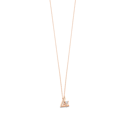 Categories All Fine Jewelry LV Volt One Small Pendant, Pink Gold And Diamond | Louis Vuitton ® (Product zoom)
