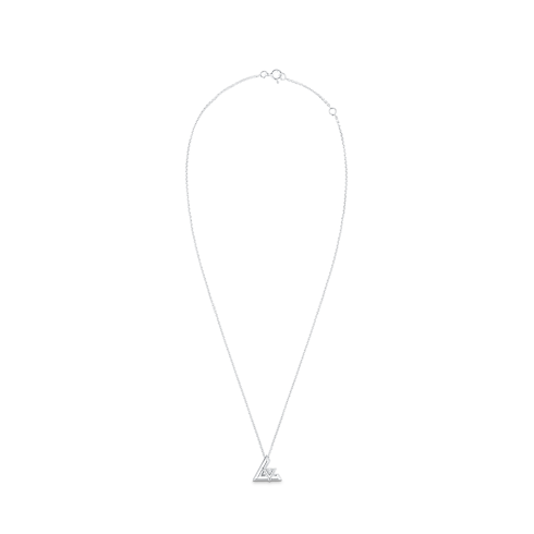 Categories All Fine Jewelry LV Volt One Small Pendant, White Gold And Diamond | Louis Vuitton ® (Product zoom)