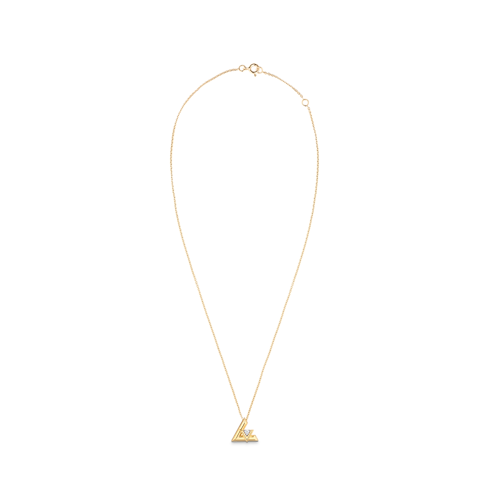 Categories All Fine Jewelry LV Volt One Small Pendant, Yellow Gold And Diamond | Louis Vuitton ® (Product zoom)