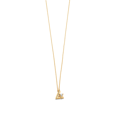 Categories All Fine Jewelry LV Volt One Small Pendant, Yellow Gold And Diamond | Louis Vuitton ® (Product zoom)