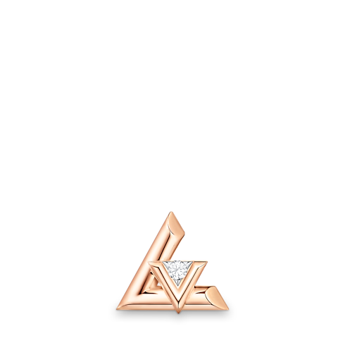 Categories All Fine Jewelry LV Volt One Stud, Pink Gold And Diamond - Per Unit | Louis Vuitton ® (Product zoom)