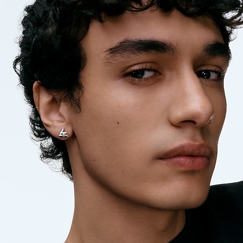 Categories All Fine Jewelry LV Volt One Stud, White Gold And Diamond - Per Unit | Louis Vuitton ® (Product zoom)