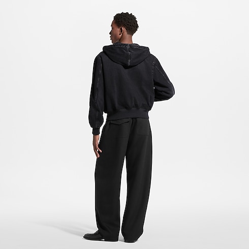 Ready-to-Wear All Ready-to-Wear LV Workwear Hooded Denim Blouson | Louis Vuitton ® (Product zoom)