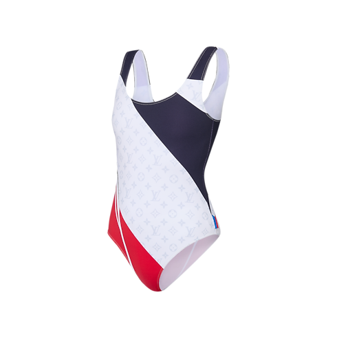 Ready-to-Wear Swimwear LV x AC Flag One-Piece Swimsuit | Louis Vuitton ® (Product zoom)