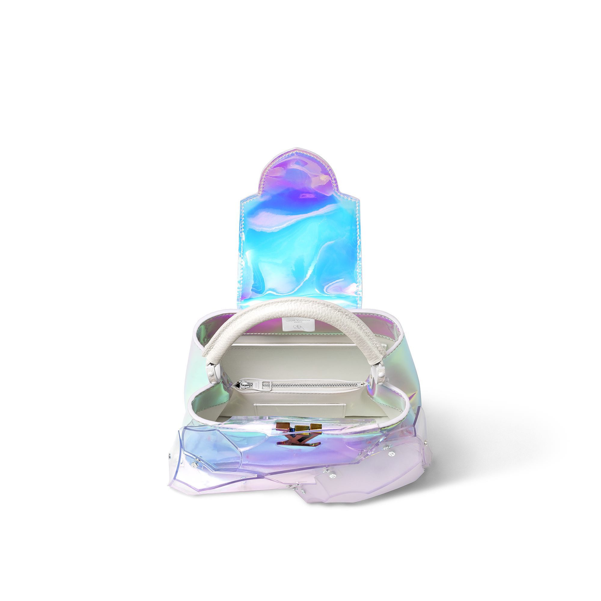 Capucines Discontinued Product Obs 9 LV x FG Capucines BB Shimmer Haze | Louis Vuitton ® (Product zoom)
