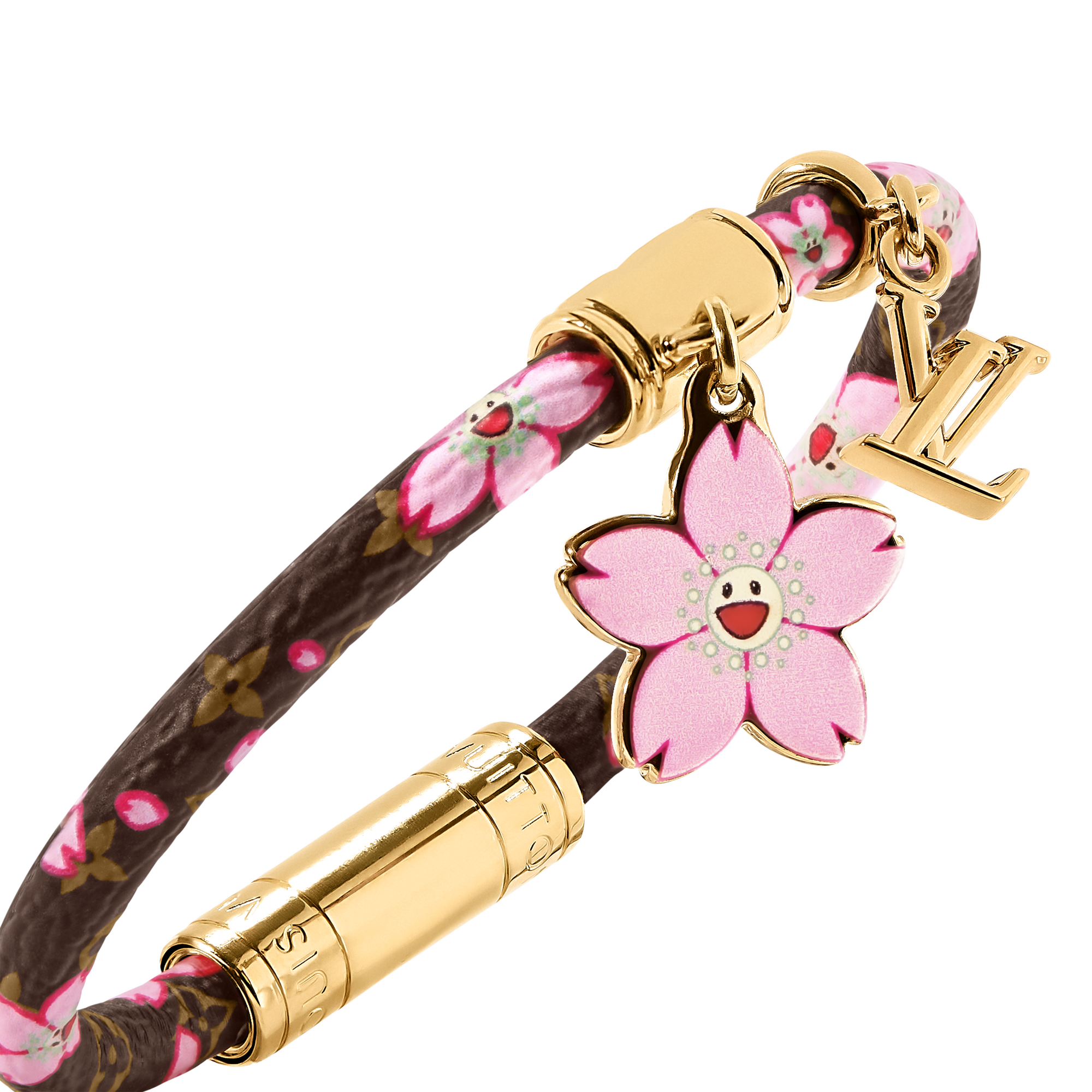 Other Leathers Fashion Jewelry Bracelets LV x TM Cherry Blossom Bracelet | Louis Vuitton ® (Product zoom)