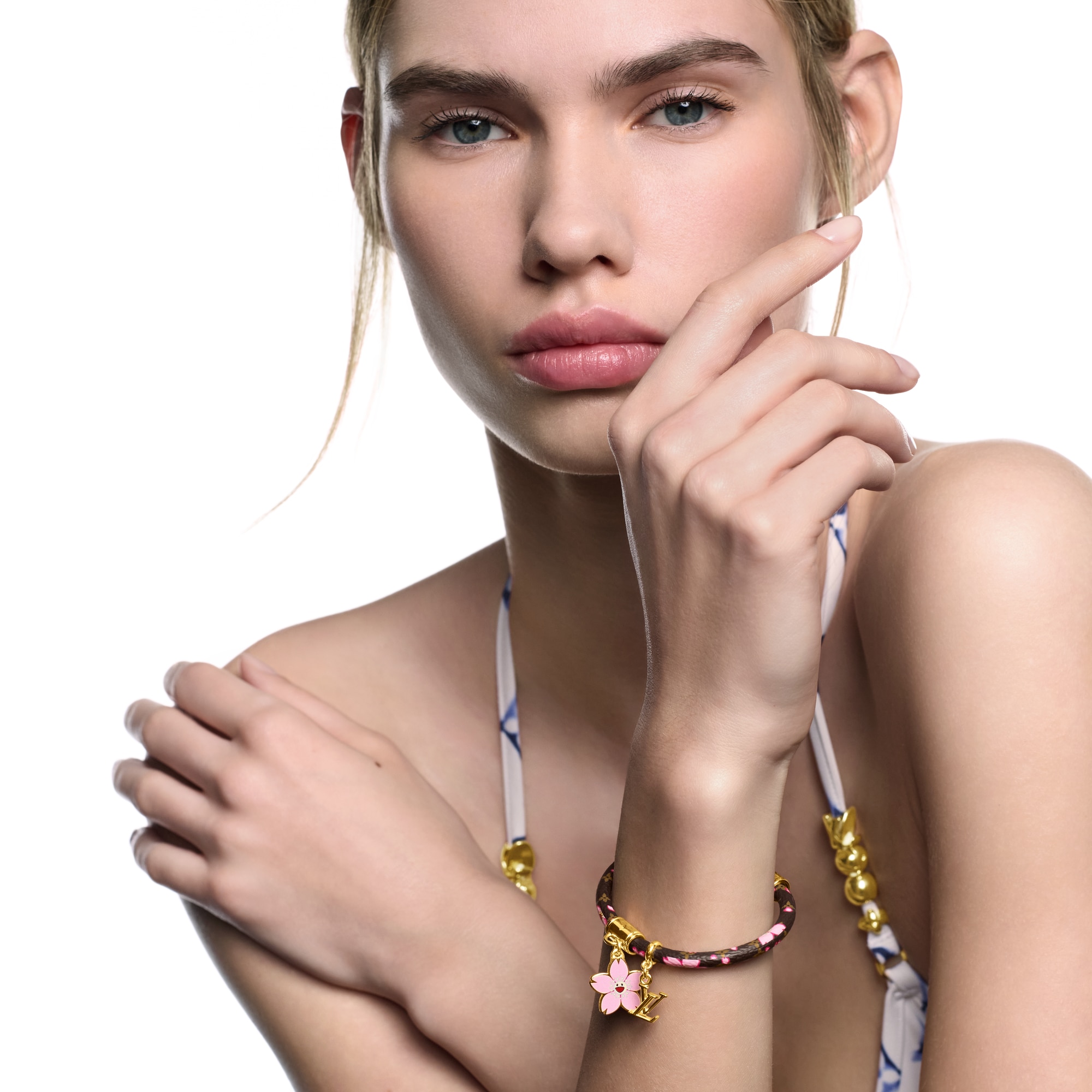 Other Leathers Fashion Jewelry Bracelets LV x TM Cherry Blossom Bracelet | Louis Vuitton ® (Product zoom)