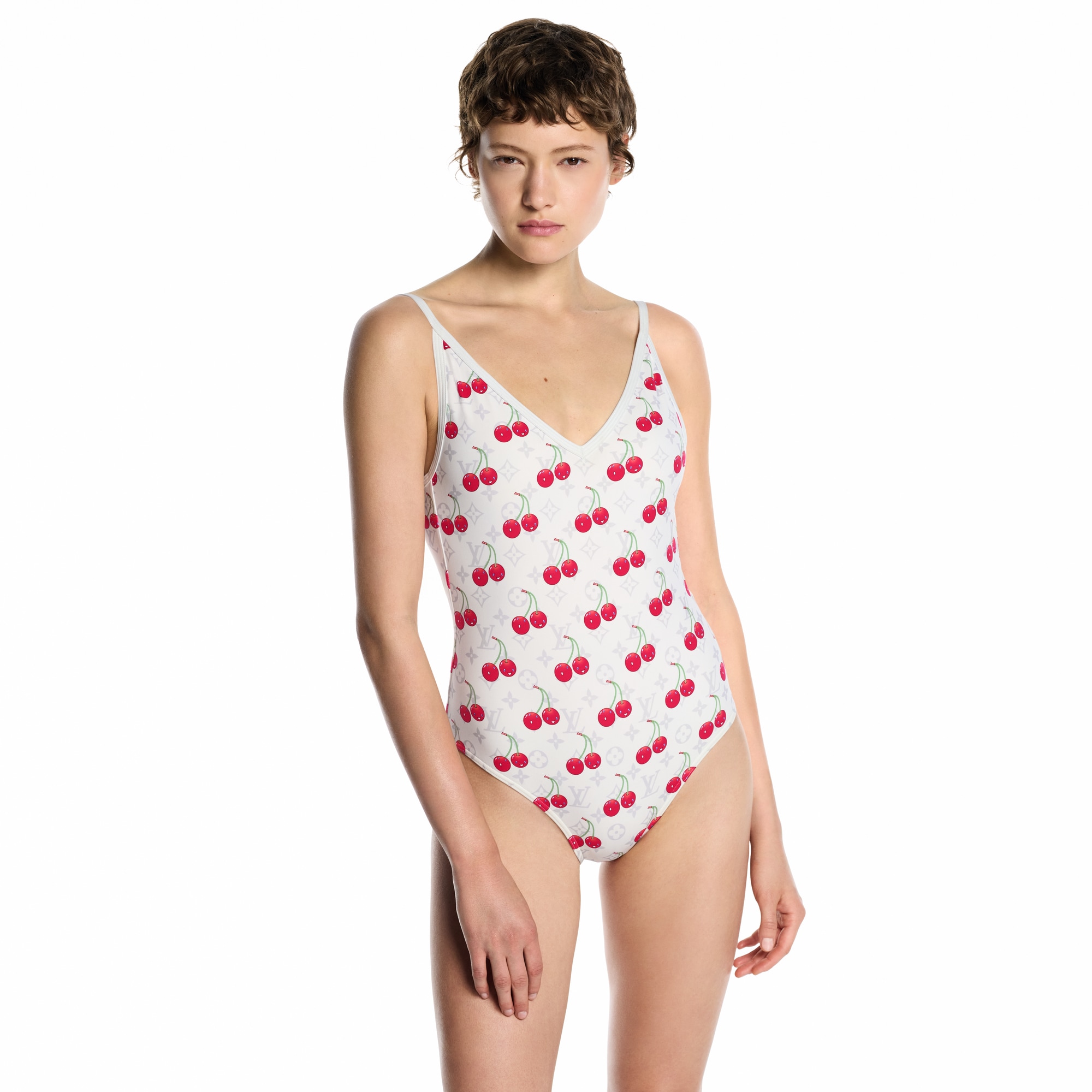  Ready-to-Wear Swimwear LV x TM Cherry Swimsuit  | Louis Vuitton ® (Product zoom)