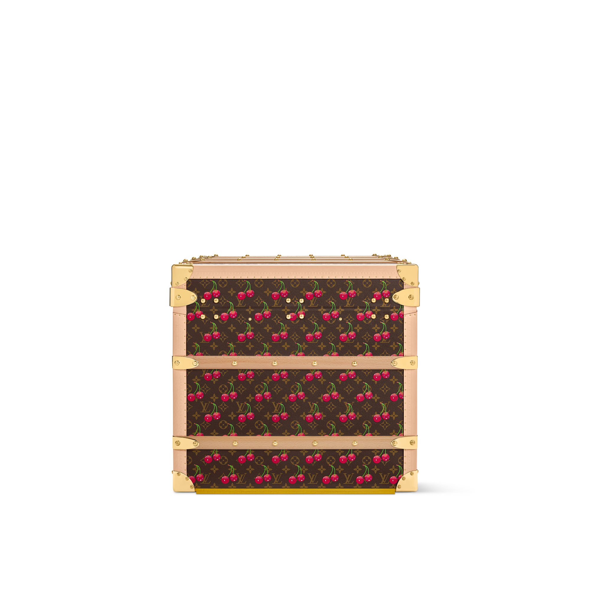 Other Monogram Canvas Trunks and Boxes Trunks and Suitcases LV x TM Courrier Lozine Carré Cherry | Louis Vuitton ® (Product zoom)