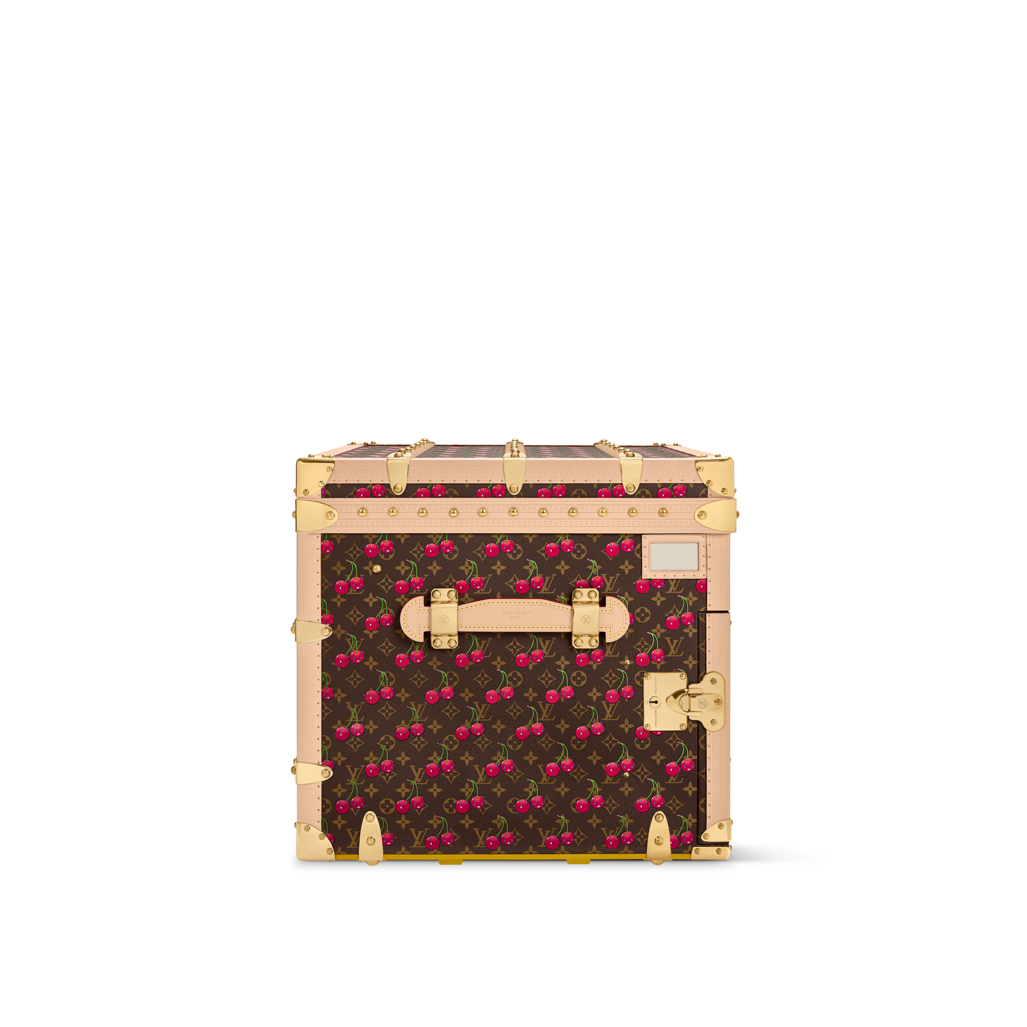 Other Monogram Canvas Trunks and Boxes Trunks and Suitcases LV x TM Courrier Lozine Carré Cherry | Louis Vuitton ® (Product zoom)
