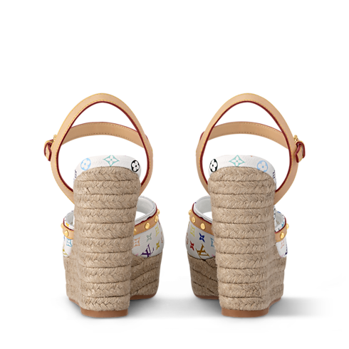 Shoes Sandals and Espadrilles LV x TM Helios Wedge Sandal | Louis Vuitton ® (Product zoom)