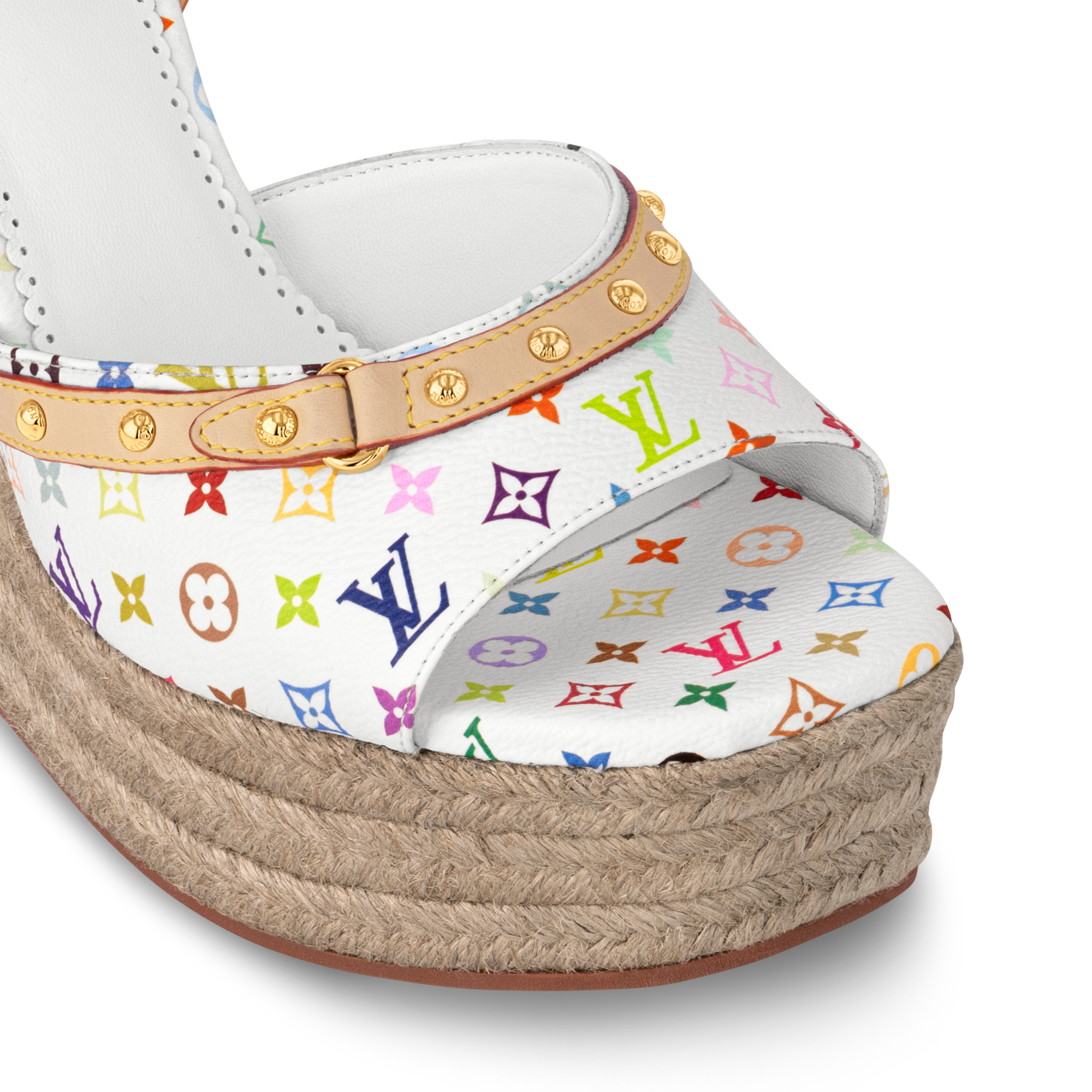  Shoes Sandals and Espadrilles  LV x TM Helios Wedge Sandal | Louis Vuitton ® (Product zoom)