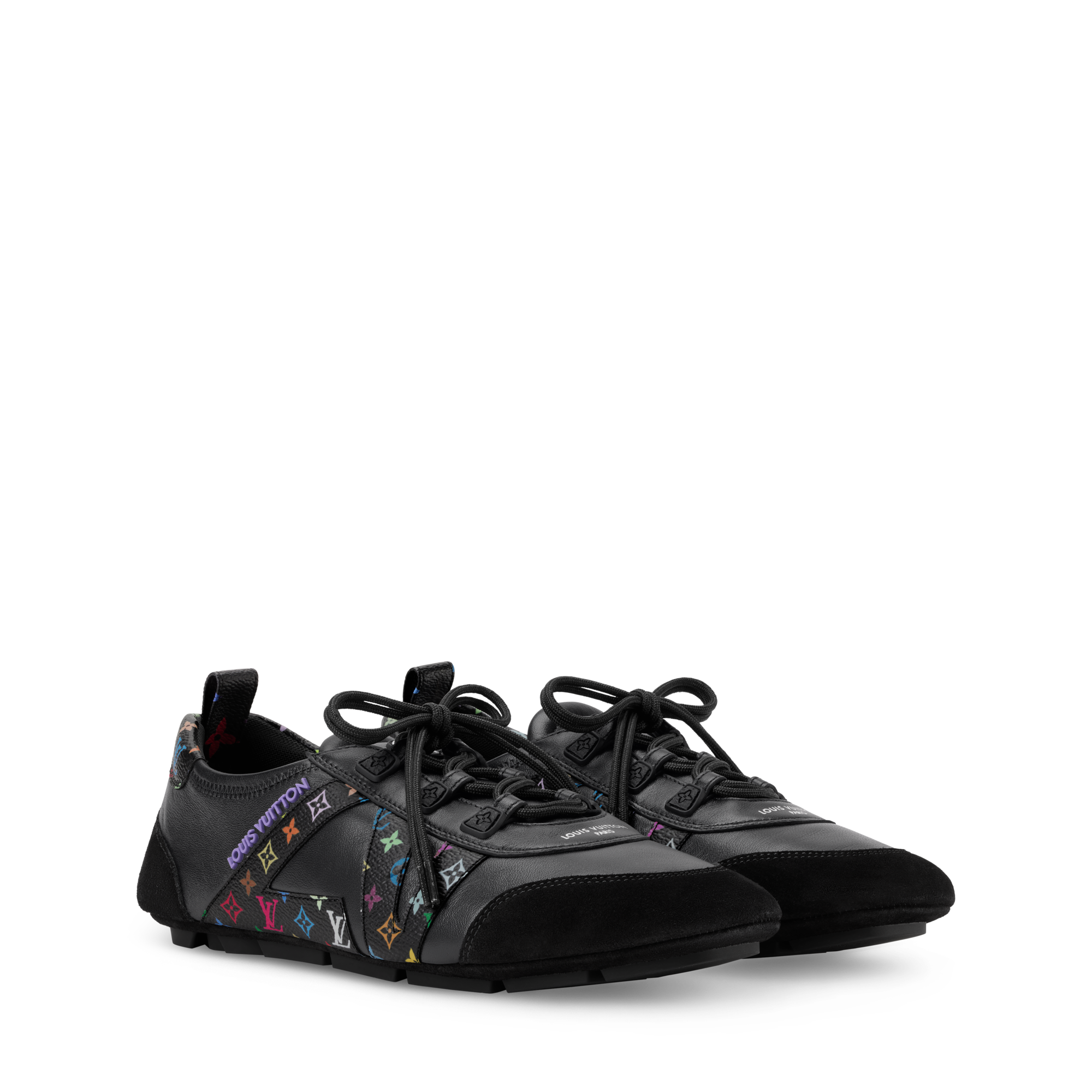 Louis Vuitton Dark Checkered Slip-Ons with Silver Accent b3ab2134-b2f3-4d14-bbce-  main image 4