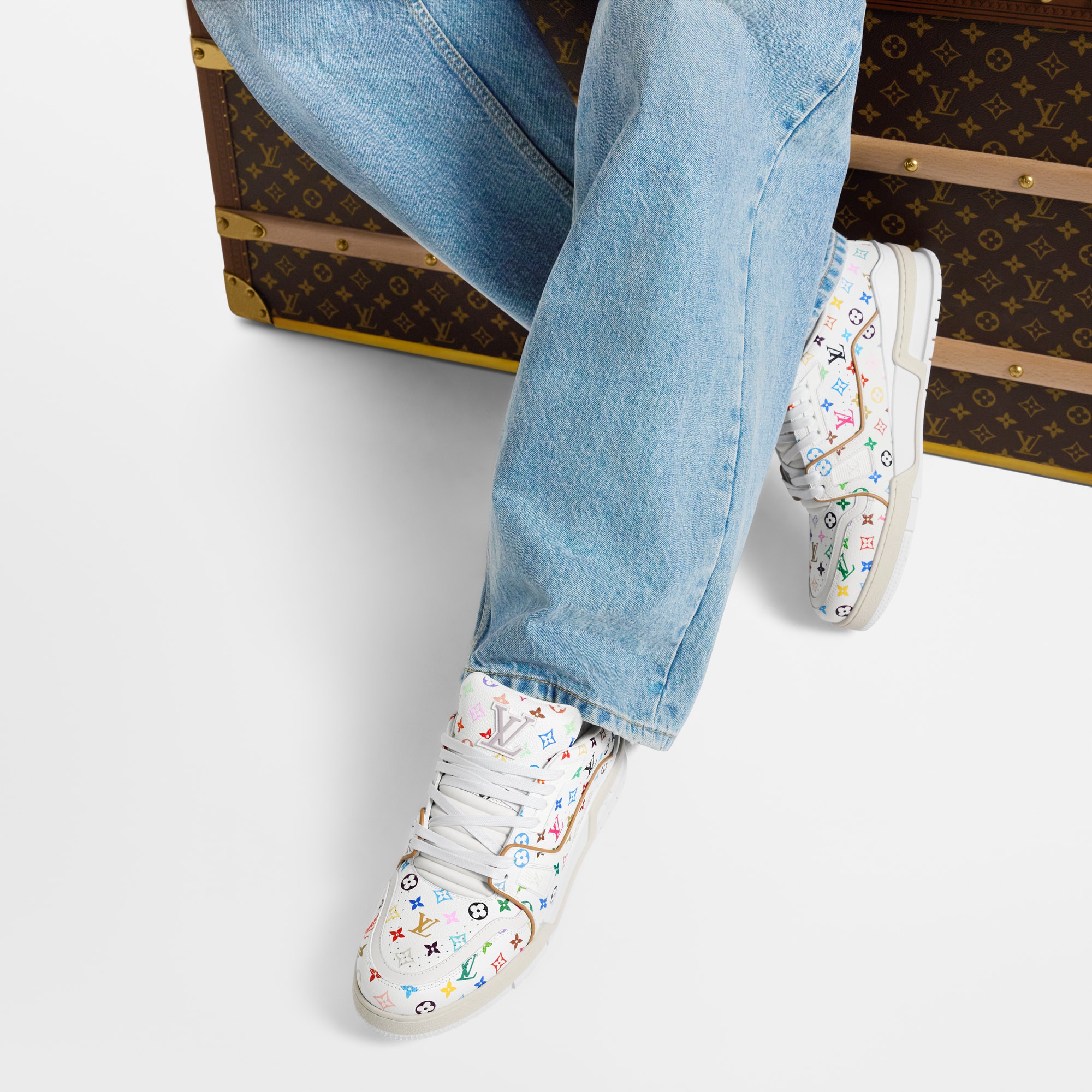  Shoes Sneakers LV x TM LV Trainer Sneaker | Louis Vuitton ® (Product zoom)