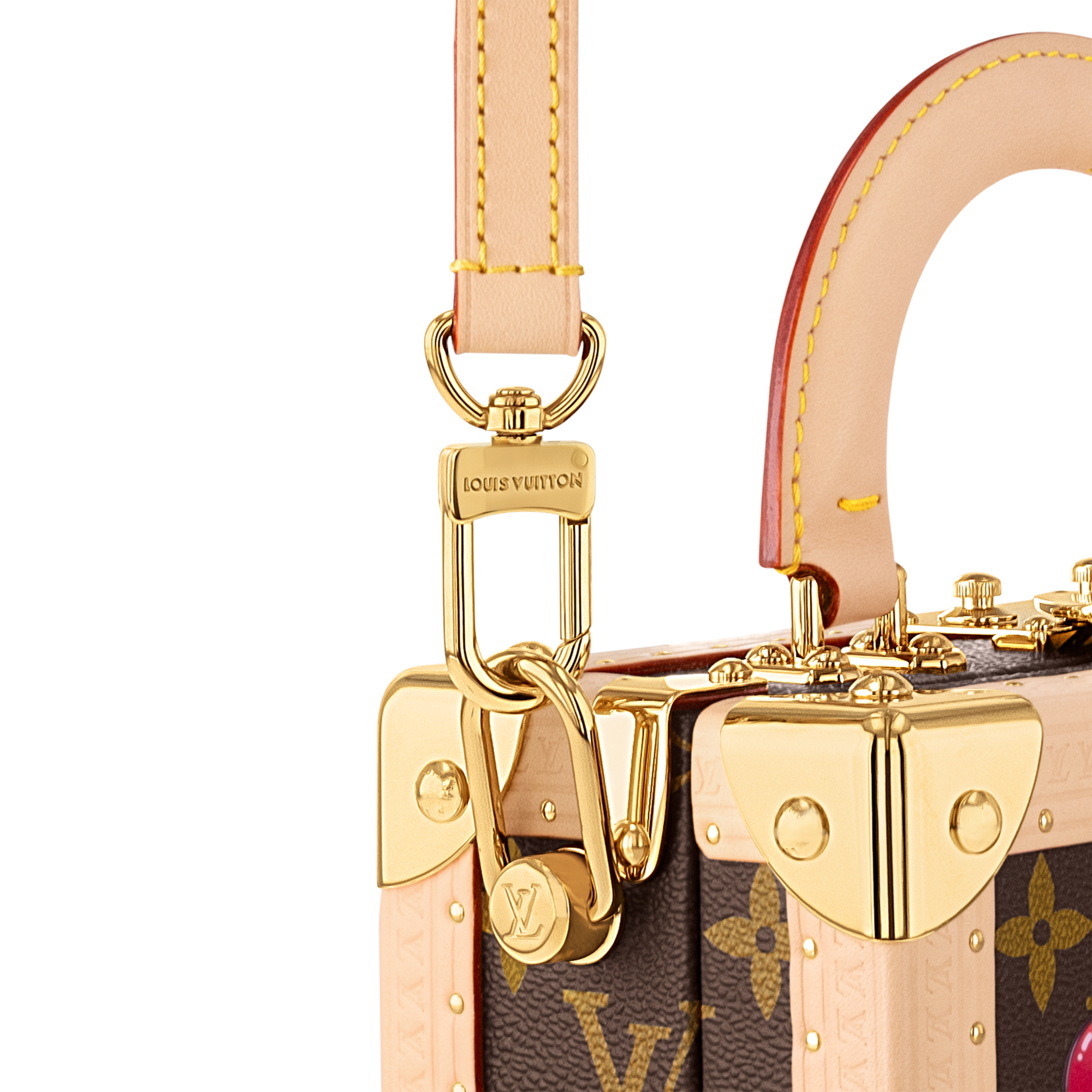 Other Monogram Canvas Trunks and Boxes Wearable Trunks LV x TM Mini Square Trunk Cherry  | Louis Vuitton ® (Product zoom)