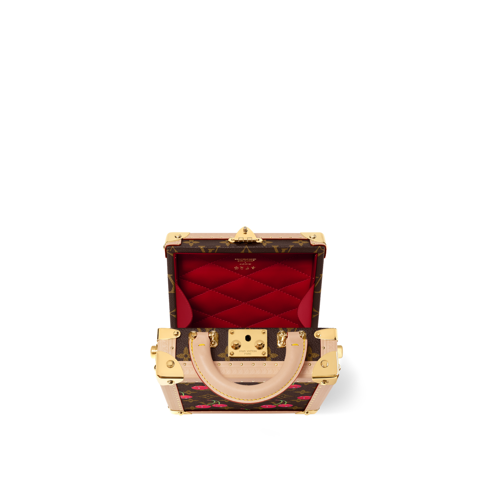 Other Monogram Canvas Trunks and Boxes Wearable Trunks LV x TM Mini Square Trunk Cherry  | Louis Vuitton ® (Product zoom)
