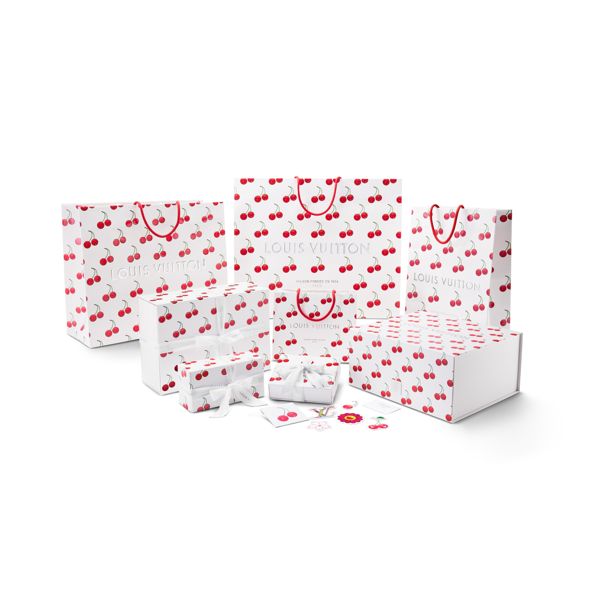 S00 Accessories Hair Accessories LV x TM Monogram Cerise Set of Scrunchies | Louis Vuitton ®