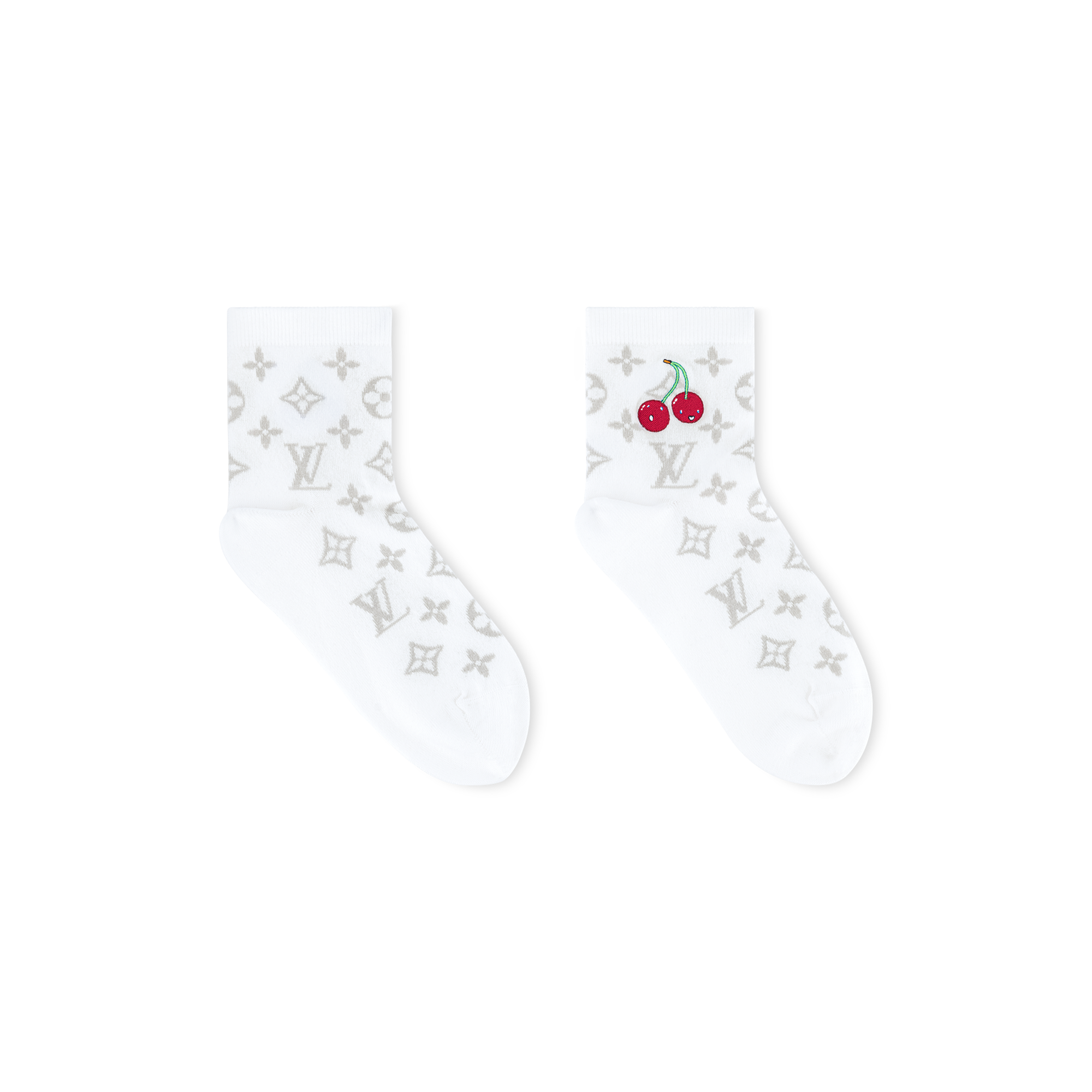 S00 Accessories Home Accessories LV x TM Monogram Cerise Socks | Louis Vuitton ® (Product zoom)