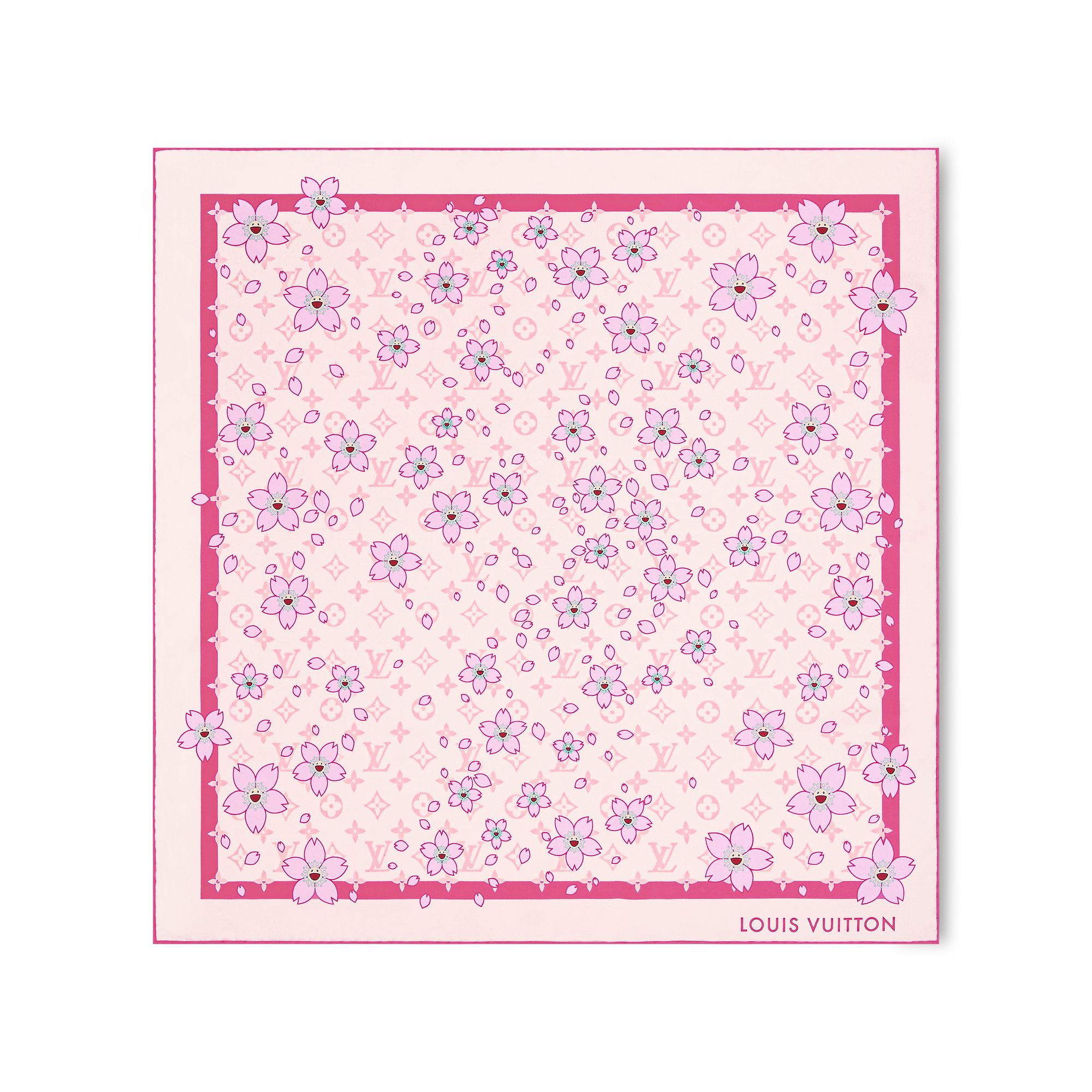 LV x TM Monogram Cherry Blossom Square 70